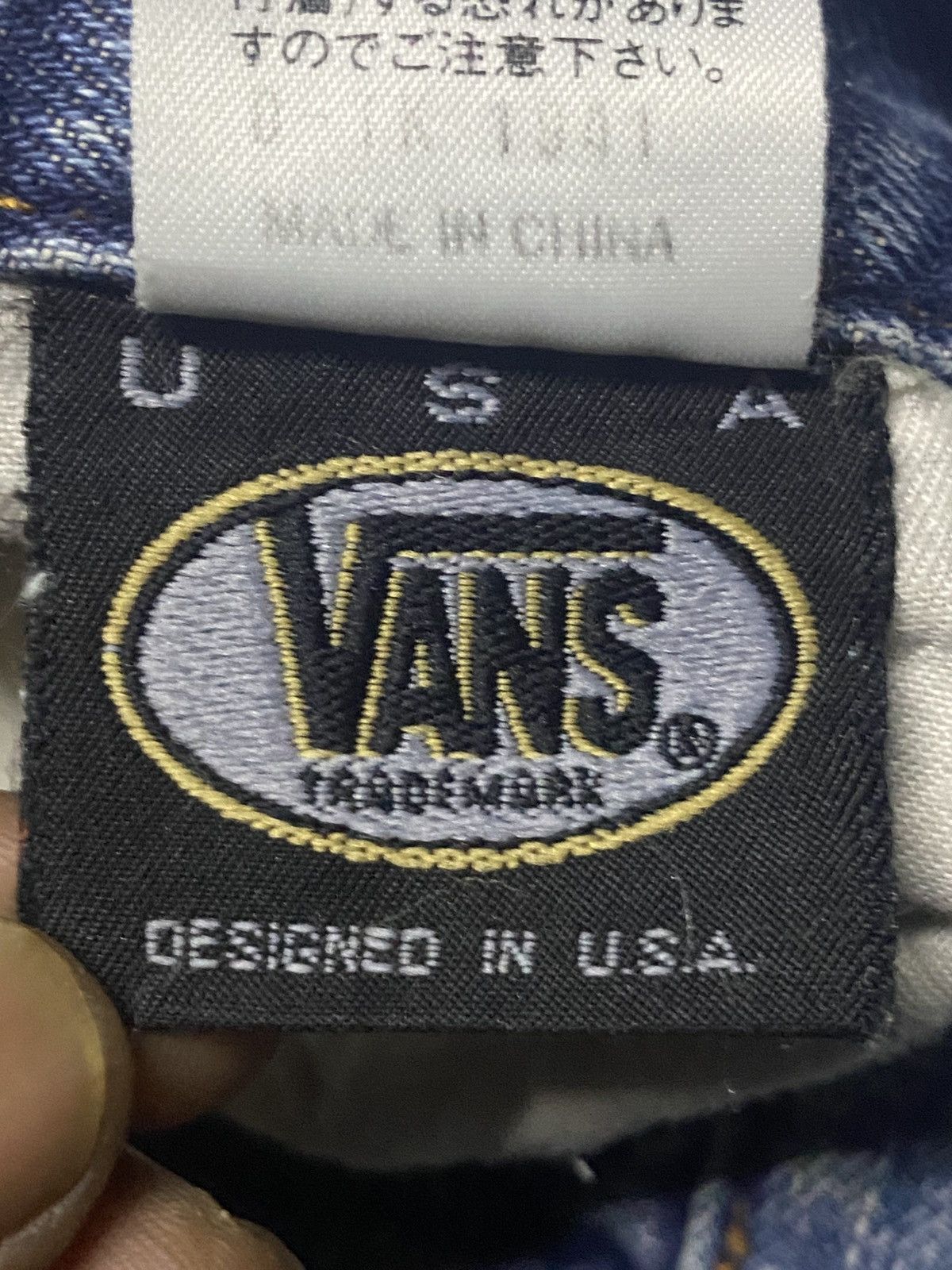 Bape × Vans Vans Denim Baggy Jeans Size US 32 / EU 48 - 20 Thumbnail