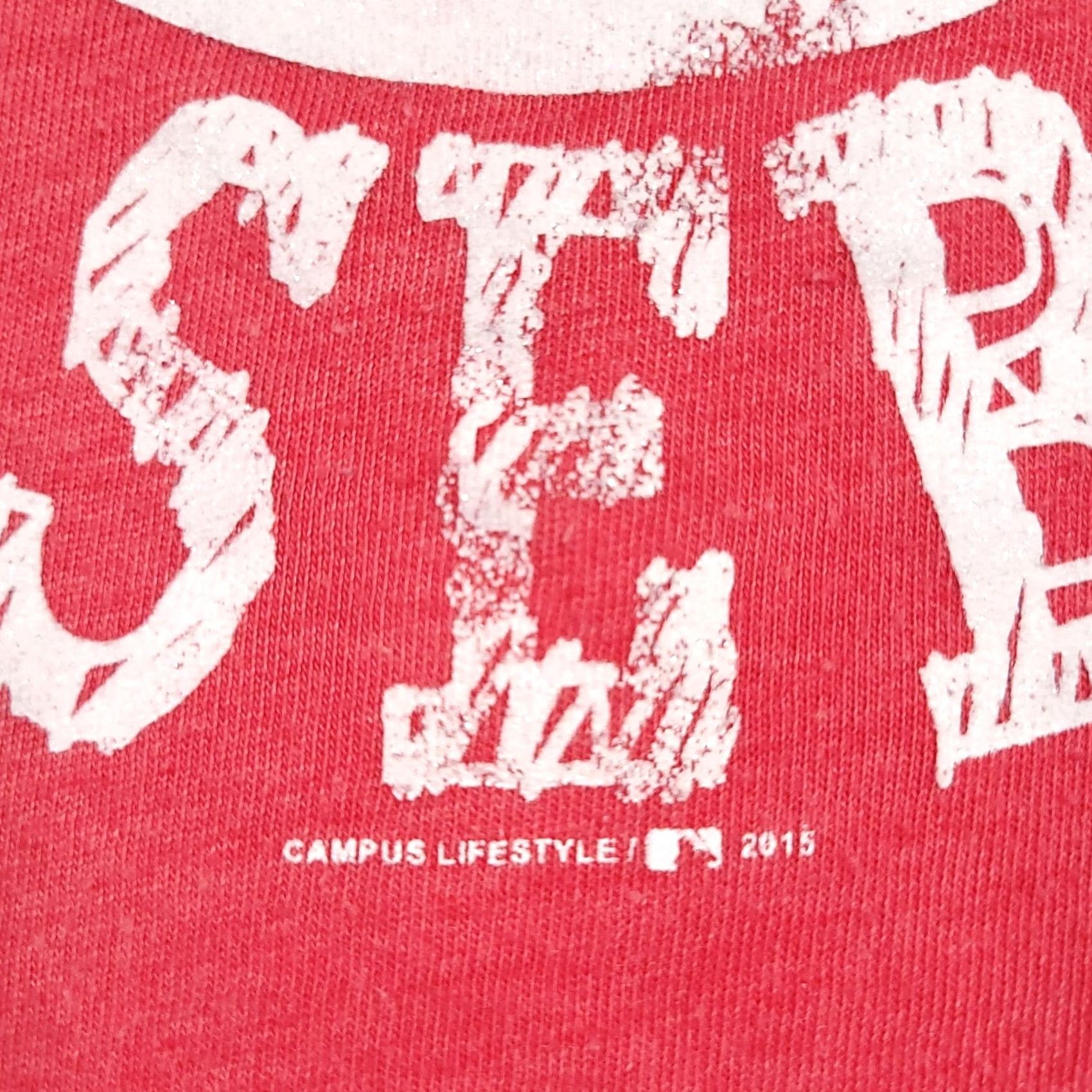 MLB St. Louis Cardinals MLB Shirt Women's Large Red V Neck Glitter Graphic Baseball Cap Sleeve T-Shirt Size L / US 10 / IT 46 - 5 Thumbnail
