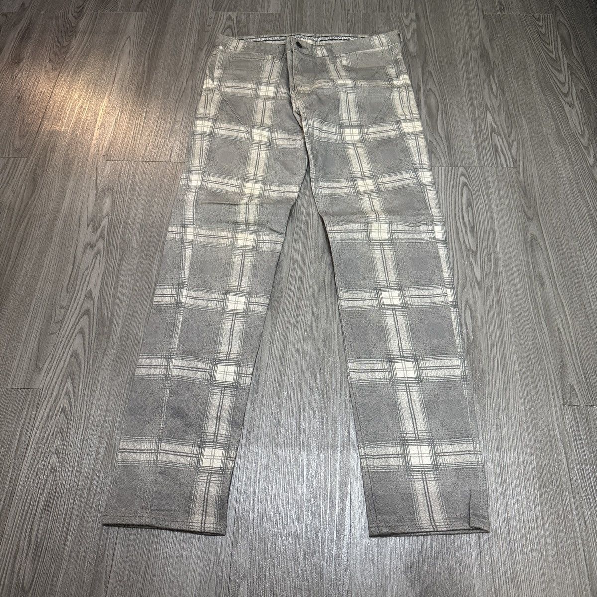 Number (N)ine AW07 Number (N)ine Pain Checker Pants Size US 34 / EU 50 - 1 Thumbnail