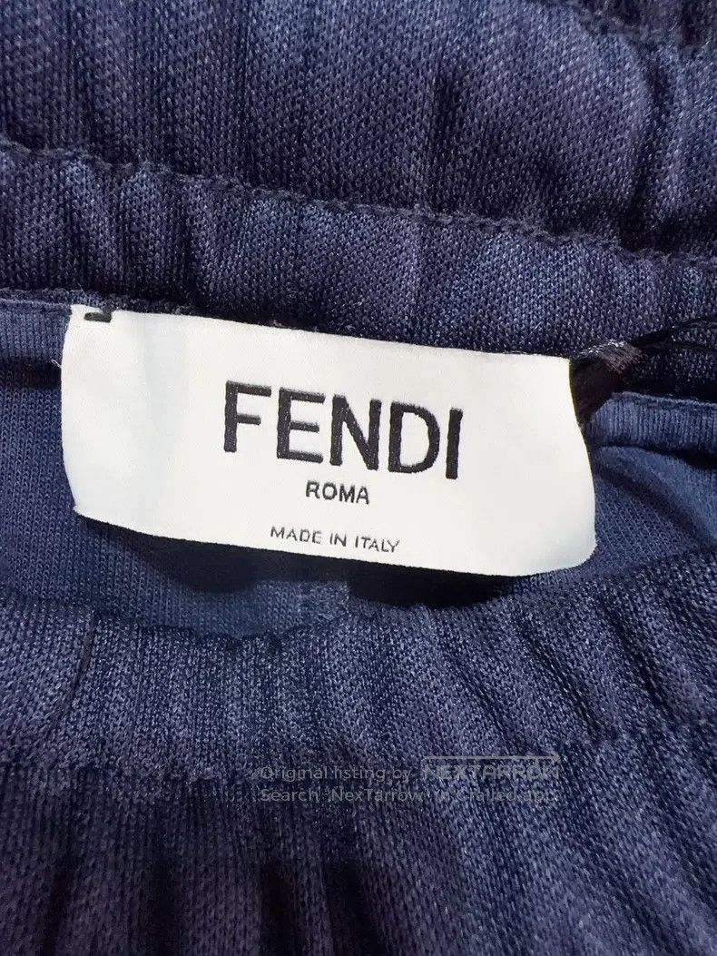 Fendi Fendi Deep Blue Long Pants Size 26" / US 2 / IT 38 - 4 Thumbnail