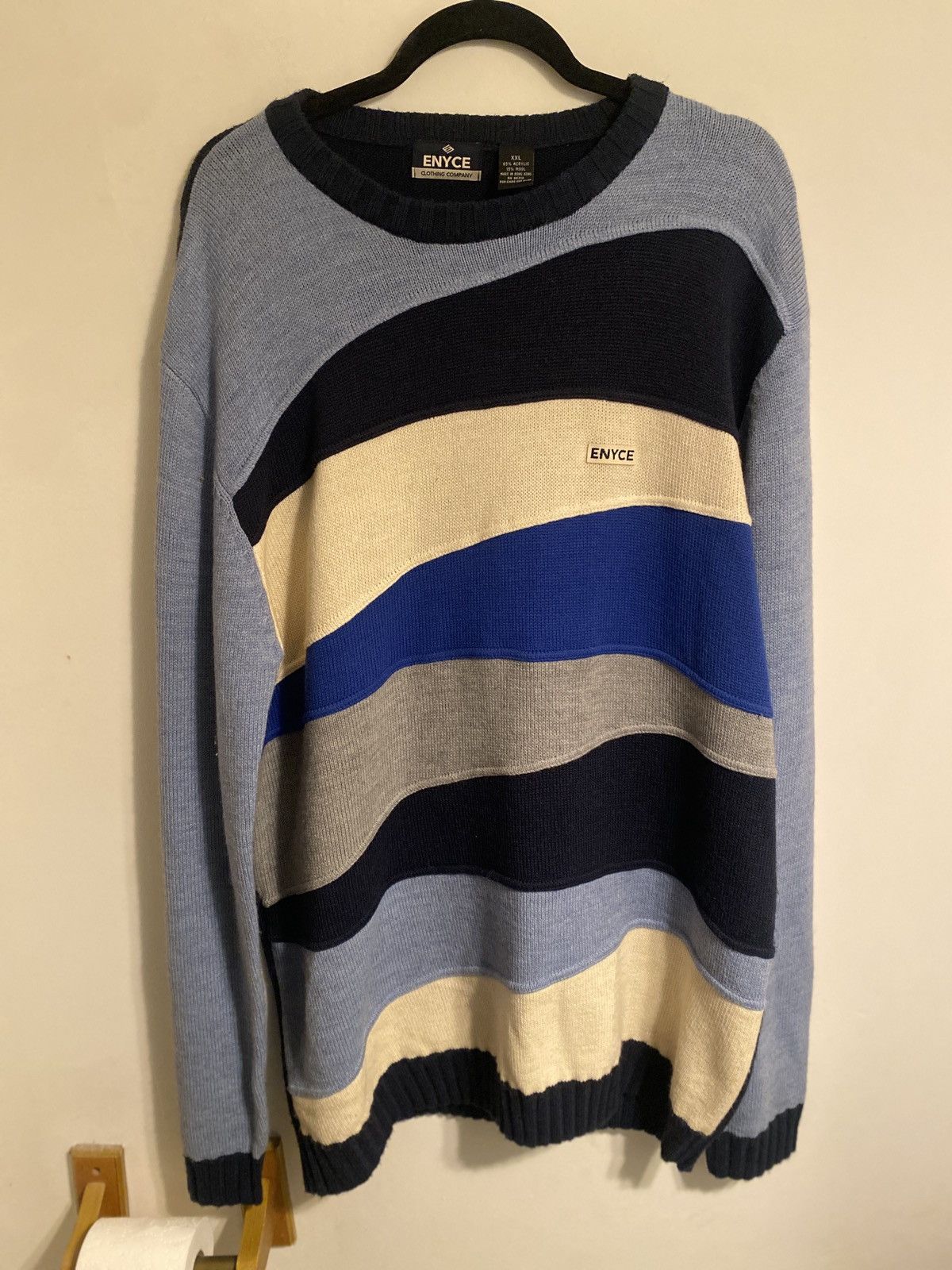Enyce Enyce Striped Sweater Size US XXL / EU 58 / 5 - 1 Thumbnail