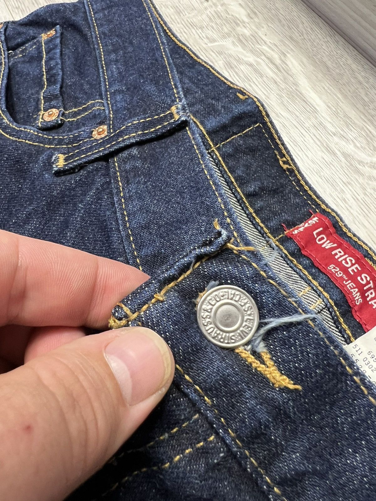Levi's × Levi's Vintage Clothing × Vintage Vintage Levis 529 Low Rise Straight Made In USA Jeans Denim Size US 40 / EU 56 - 12 Thumbnail