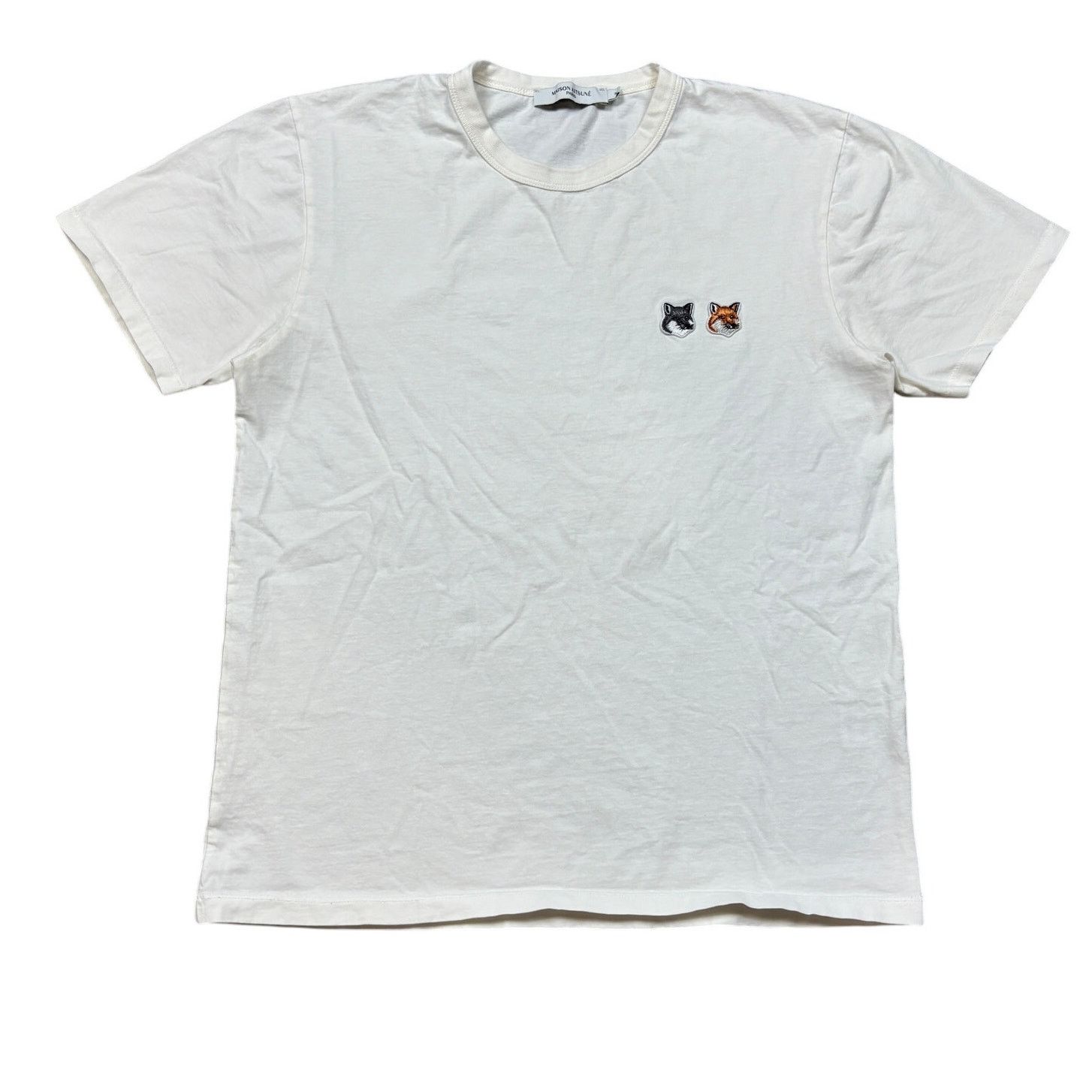 Maison Kitsune Maison Kitsune Double Fox Head Patch Classic Shirt Men's S Size US S / EU 44-46 / 1 - 1 Thumbnail
