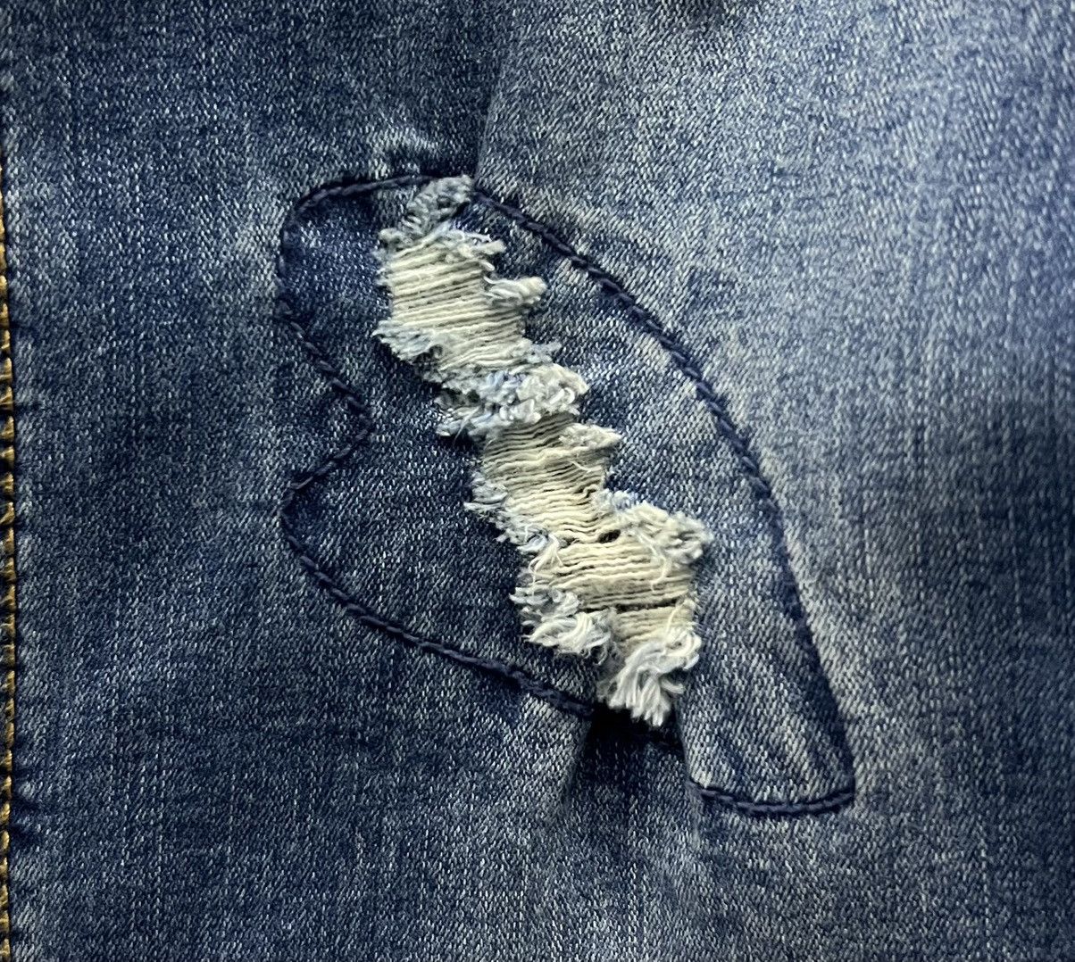 Japanese Brand × Vintage Stradivarius Distressed Denim Overalls Size EUR 38 / USA 6 / Size US 32 / EU 48 - 16 Thumbnail