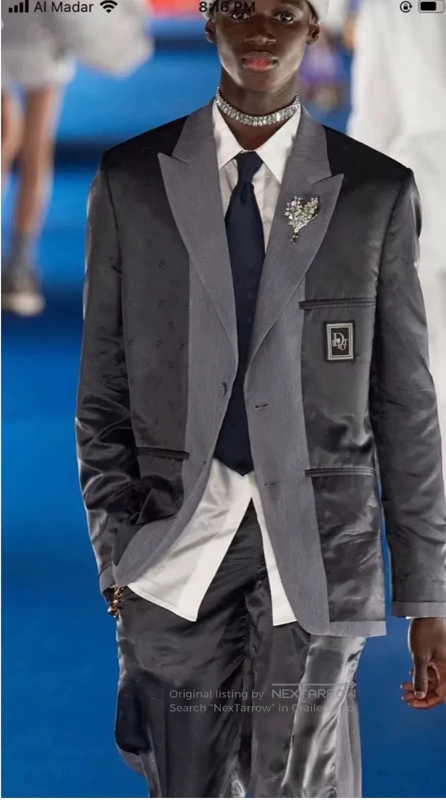 Dior Dior 23SS Runway Logo Blazer. Size US L / EU 52-54 / 3 - 7 Thumbnail