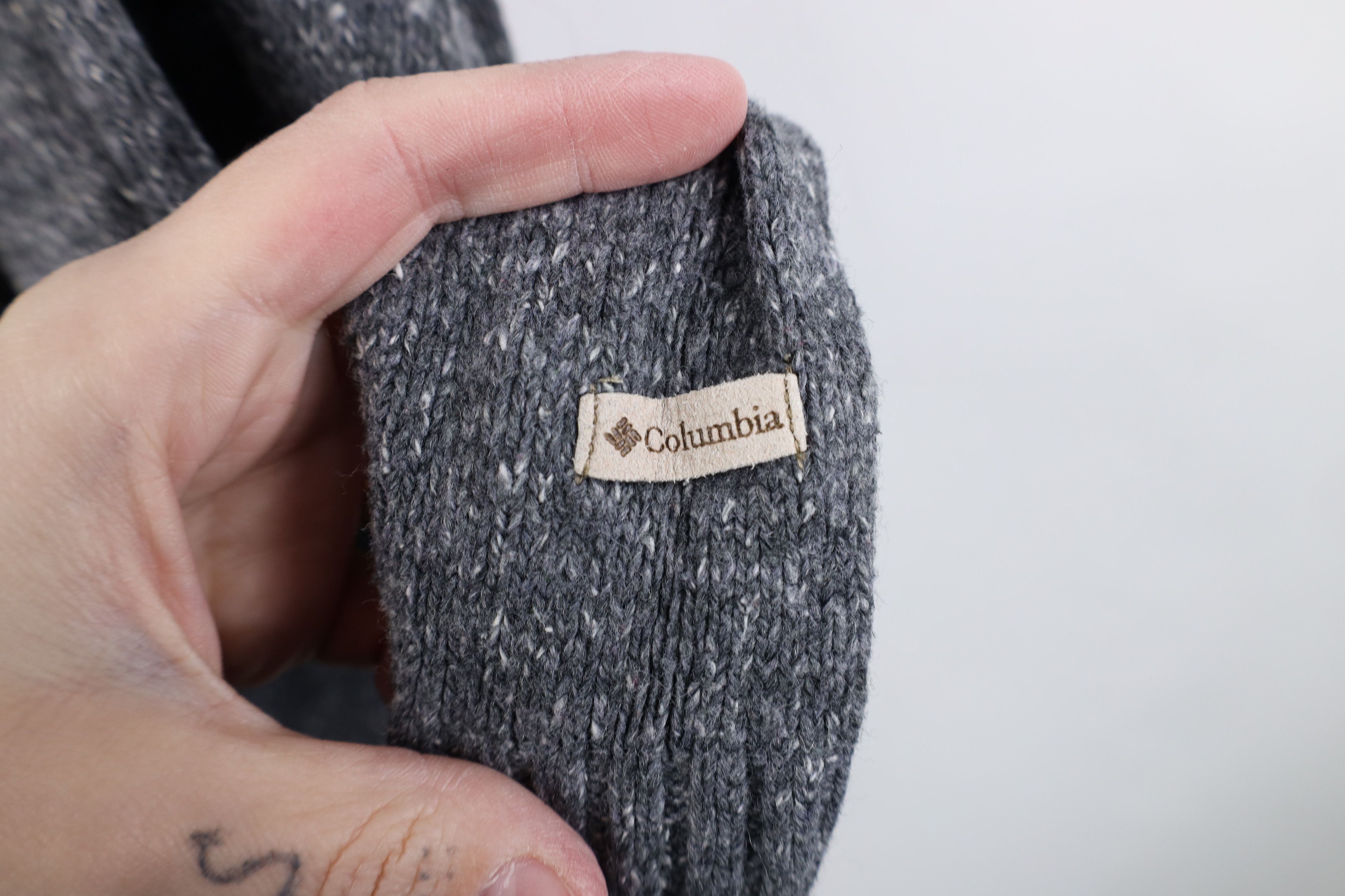 Columbia Vintage 90s Columbia Blend Knit Crewneck Sweater Flecked Size US XL / EU 56 / 4 - 4 Thumbnail