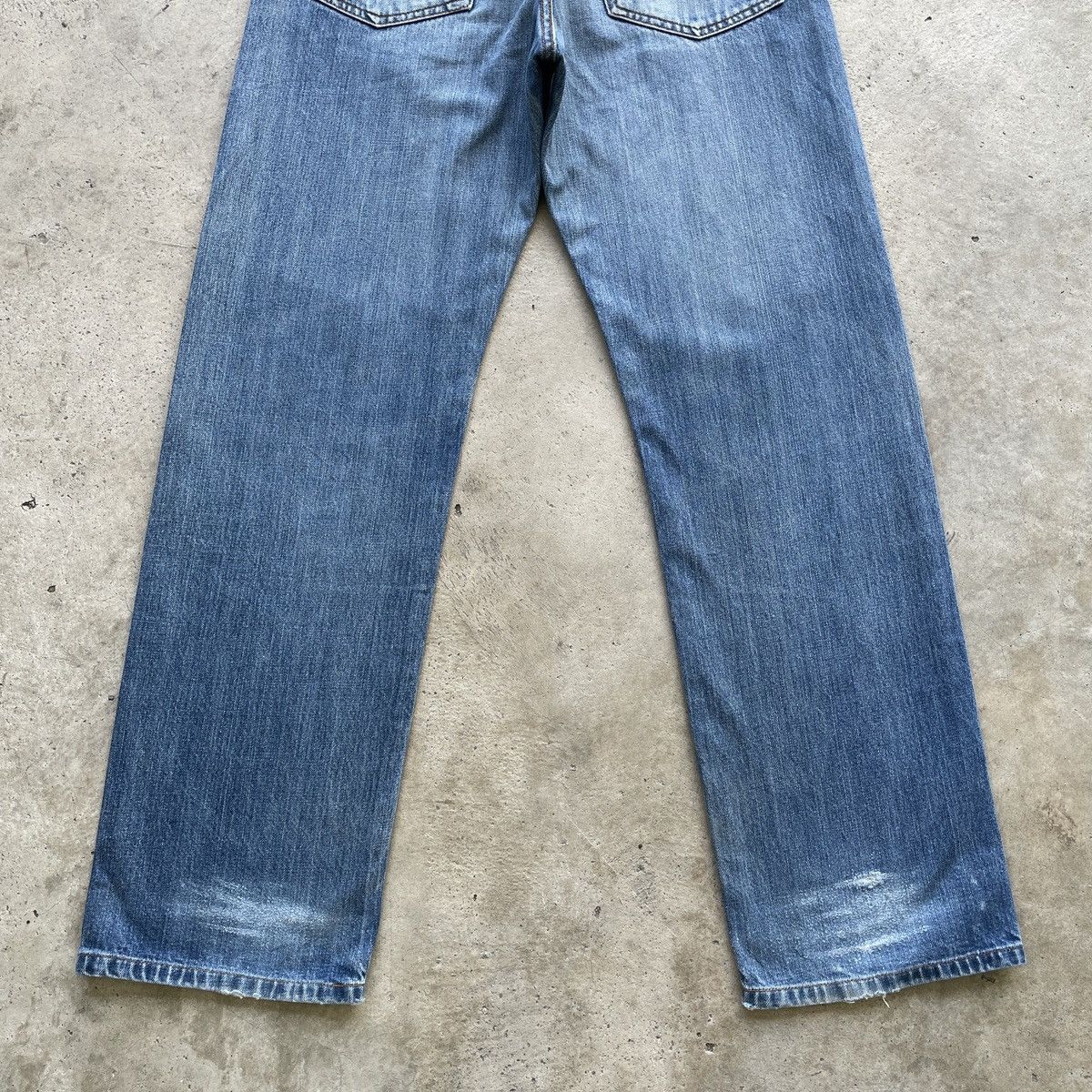 Japanese Brand Faded Blue Vintage Distressed Japanese Jeans Denim Pants W31 Size US 31 - 12 Thumbnail
