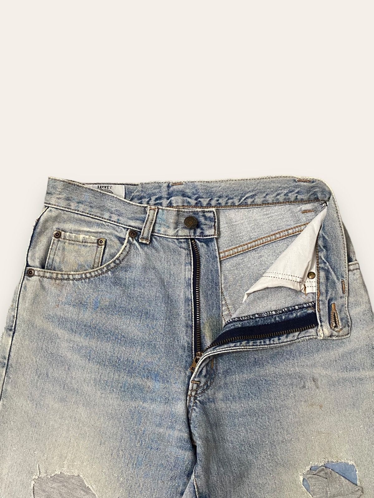 Edwin × Jean Vintage Edwin Japan Sun Wash Patches Distressed Jeans Size US 30 / EU 46 - 10 Thumbnail
