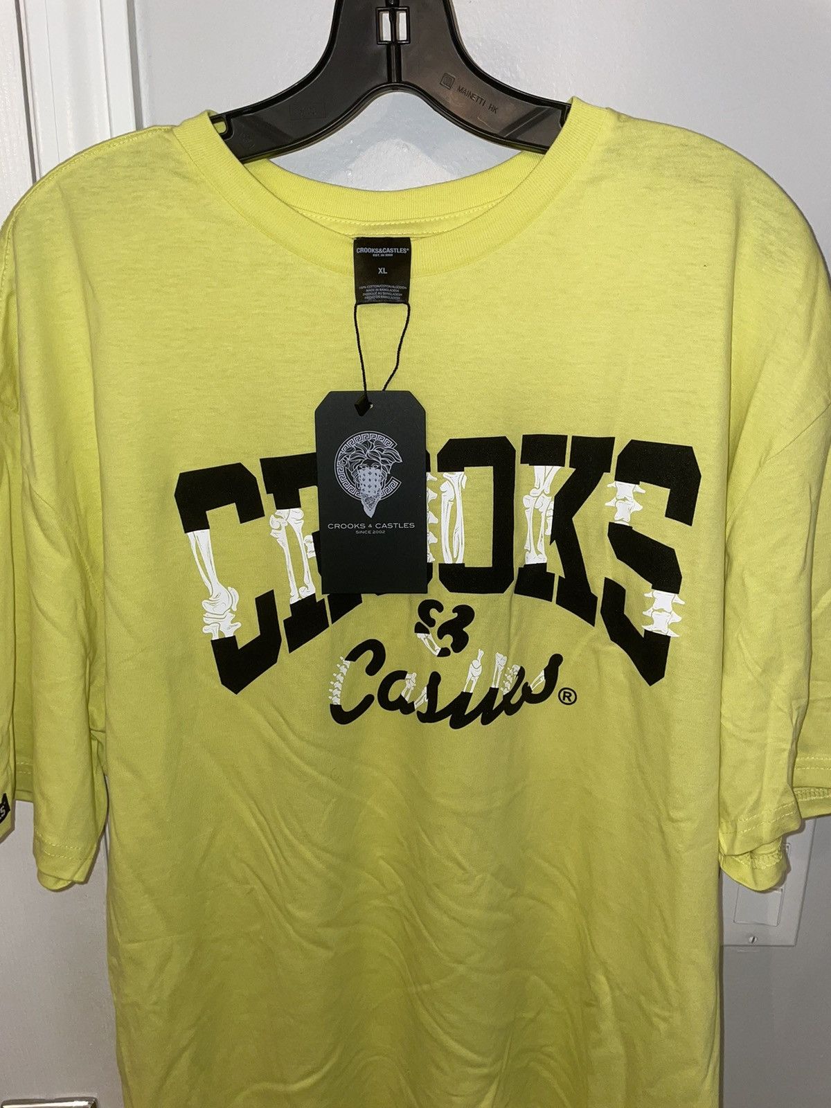 Crooks & Castles Crooks & Castles Yellow T-Shirt Size US XL / EU 56 / 4 - 1 Thumbnail
