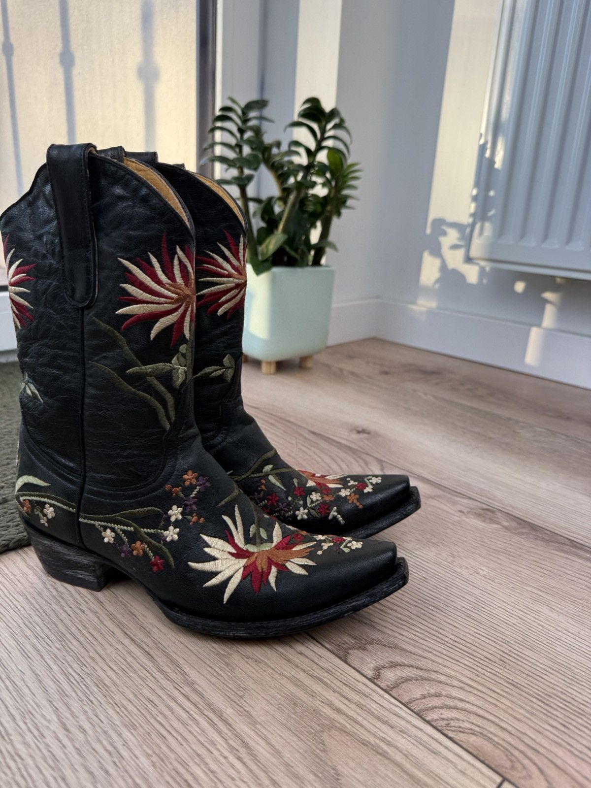 Cowboy Equipment × Mexicana × Vintage Grinders Mexican Leather Cowboy Boots Size US 5 / EU 37 - 3 Thumbnail