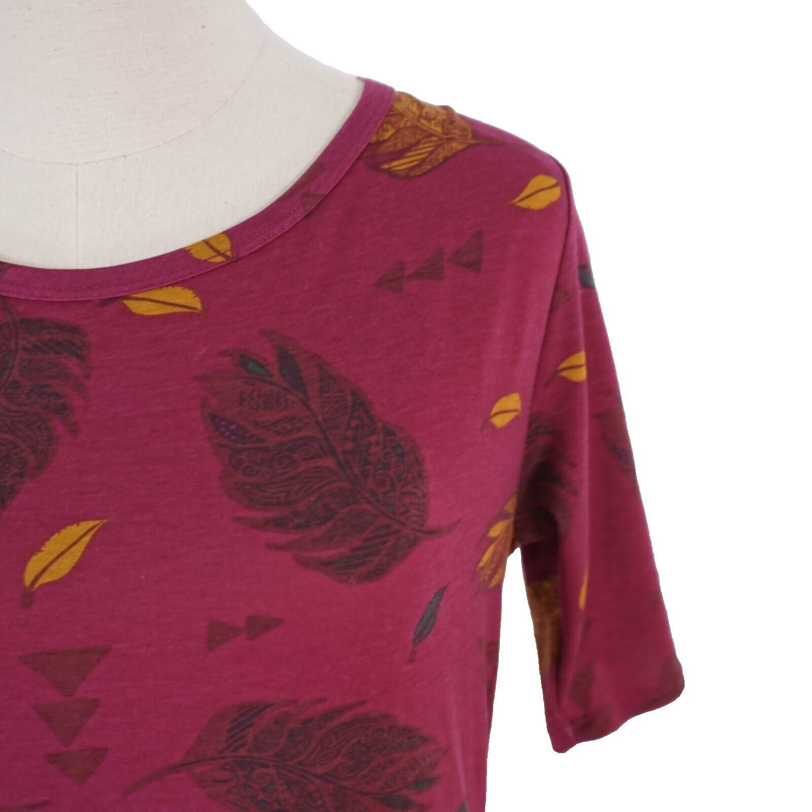 Designer NEW LuLaRoe Julia Large Red Floral Bodycon Dress Short Sleev Size L / US 10 / IT 46 - 2 Thumbnail