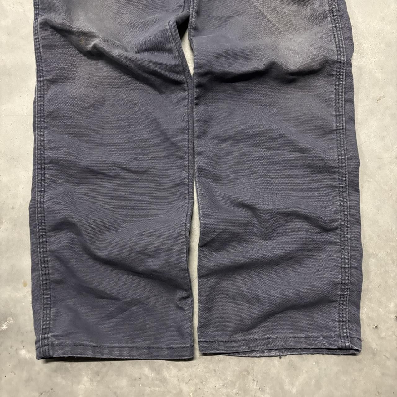 Dickies × Vintage Crazy Vintage Y2K/2000s Faded Blue Dickies Workwear Carpenter Pants! Size US 30 / EU 46 - 6 Thumbnail