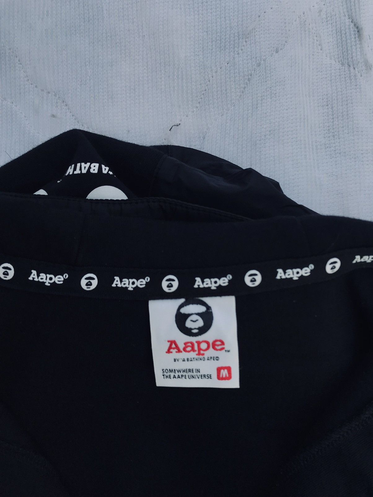 Aape Aape By A Bathing Ape 1/4 Zip Hoodie Size US M / EU 48-50 / 2 - 6 Thumbnail
