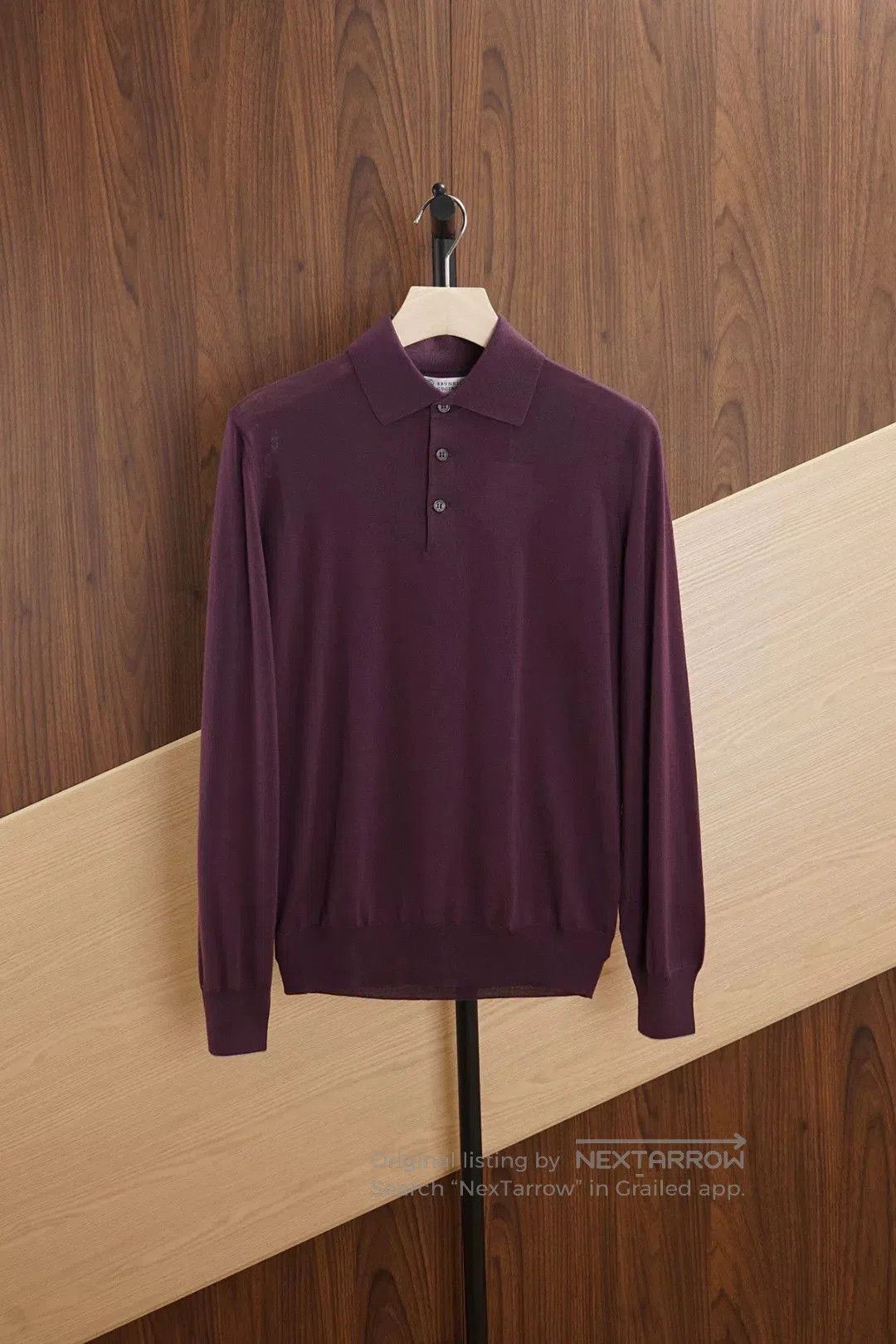 Brunello Cucinelli Wool Cashmere Polo.