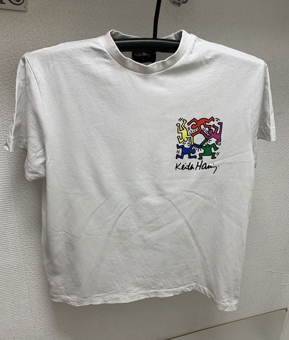 Keith Haring Keith haring art white t-shirt L sz Japanese brand Size US L / EU 52-54 / 3 - 7 Thumbnail