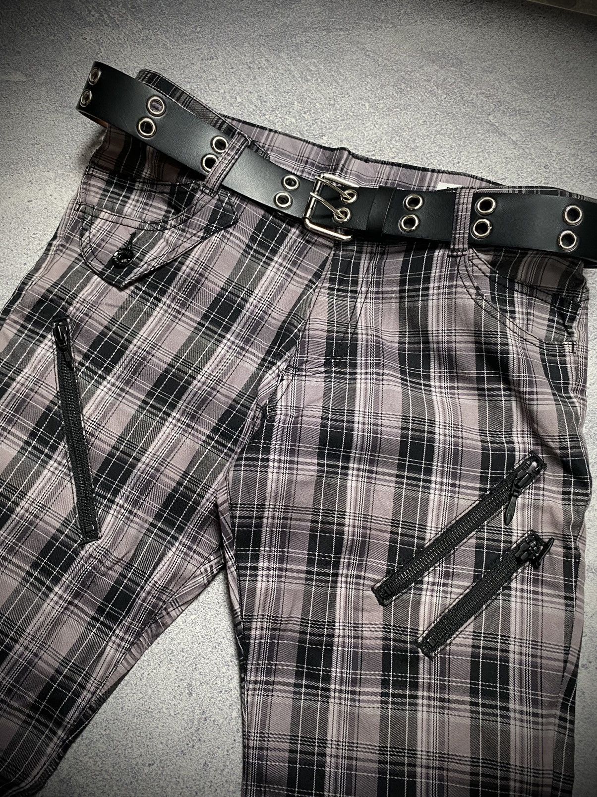 semanticdesign 🇯🇵 Semantic Design Tartan Bondage Pants Size US 30 / EU 46 - 4 Thumbnail