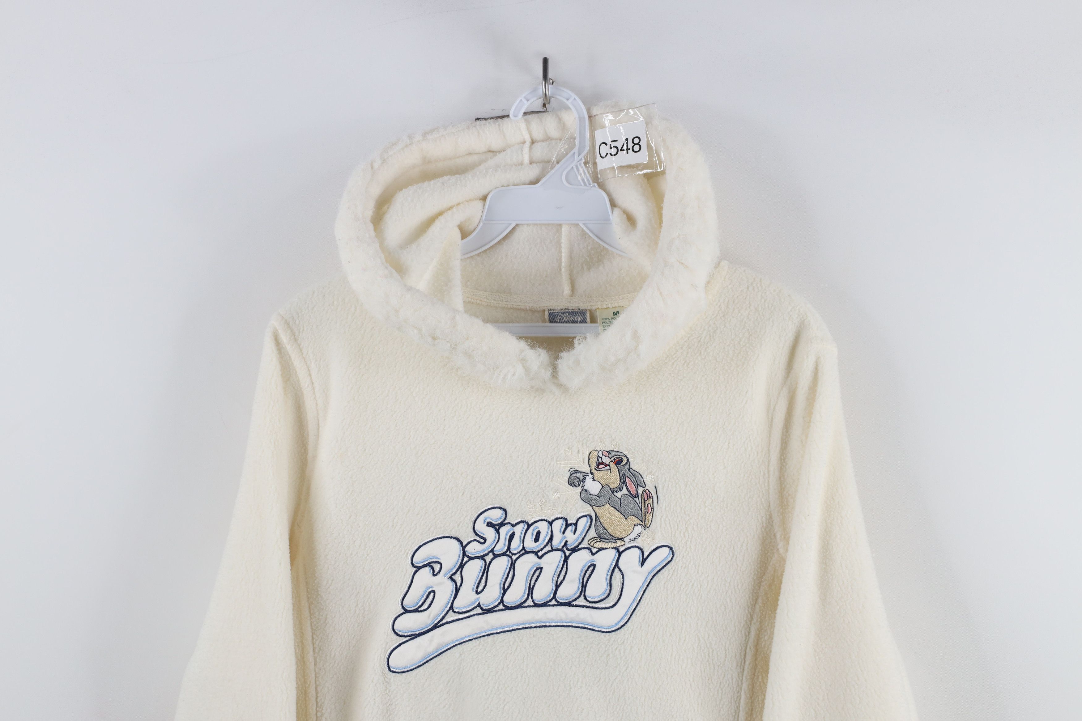Disney × Vintage Vintage 90s Y2K Disney Spell Bambi Thumper Snow Bunny Hoodie Size M / US 6-8 / IT 42-44 - 2 Thumbnail