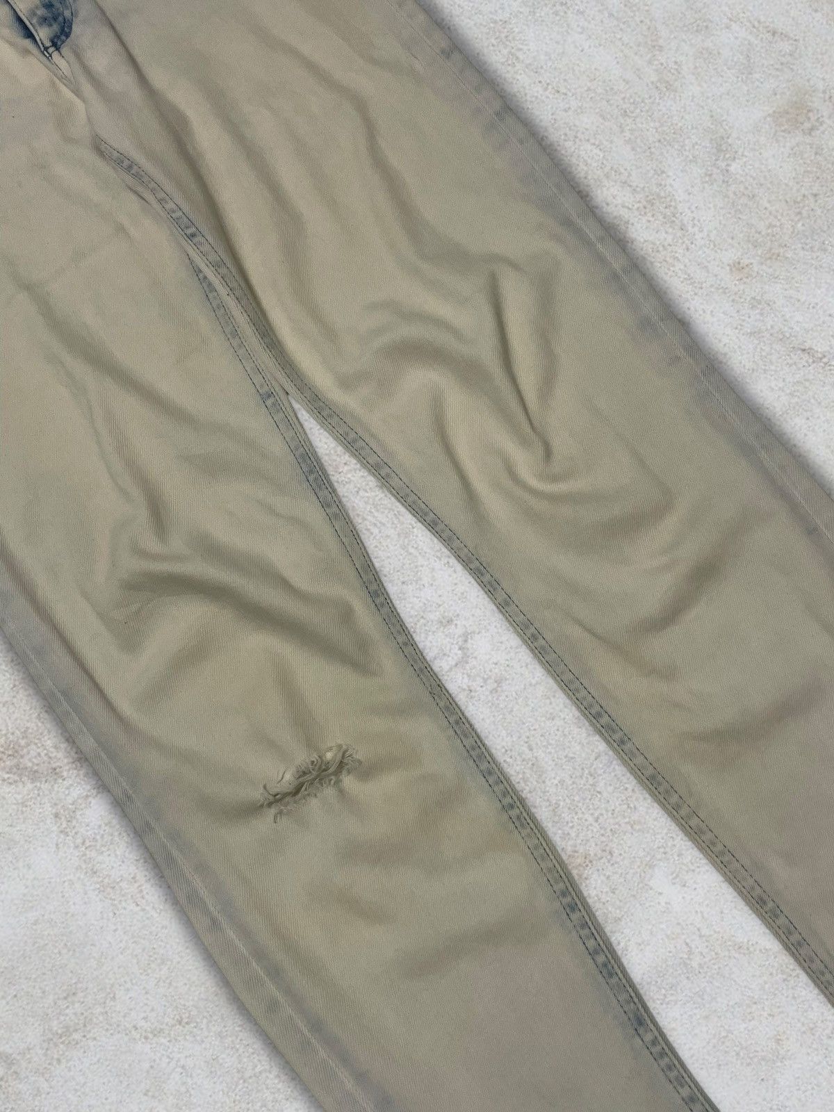 Acne Studios Acne Studios Bleached MudWash Distressed Slim Designer Jeans Size 27" / US 4 / IT 40 - 4 Thumbnail