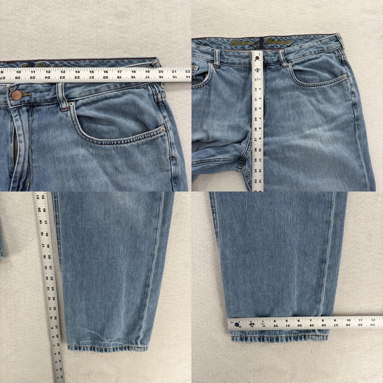 Tommy Bahama Tommy Bahama Jeans Mens 40x30 Blue Medium Wash Straight Denim Casual Size US 40 / EU 56 - 8 Thumbnail