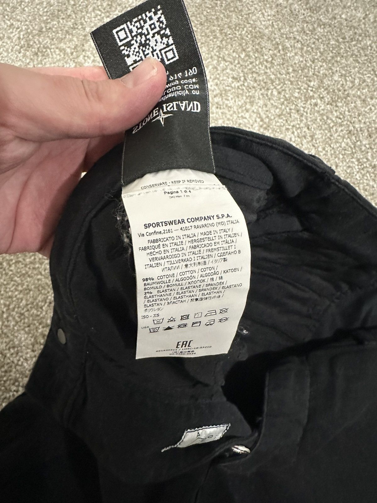 Stone Island Shadow Project 10th Anniversary Moleskin Cargos Size US 32 / EU 48 - 5 Thumbnail