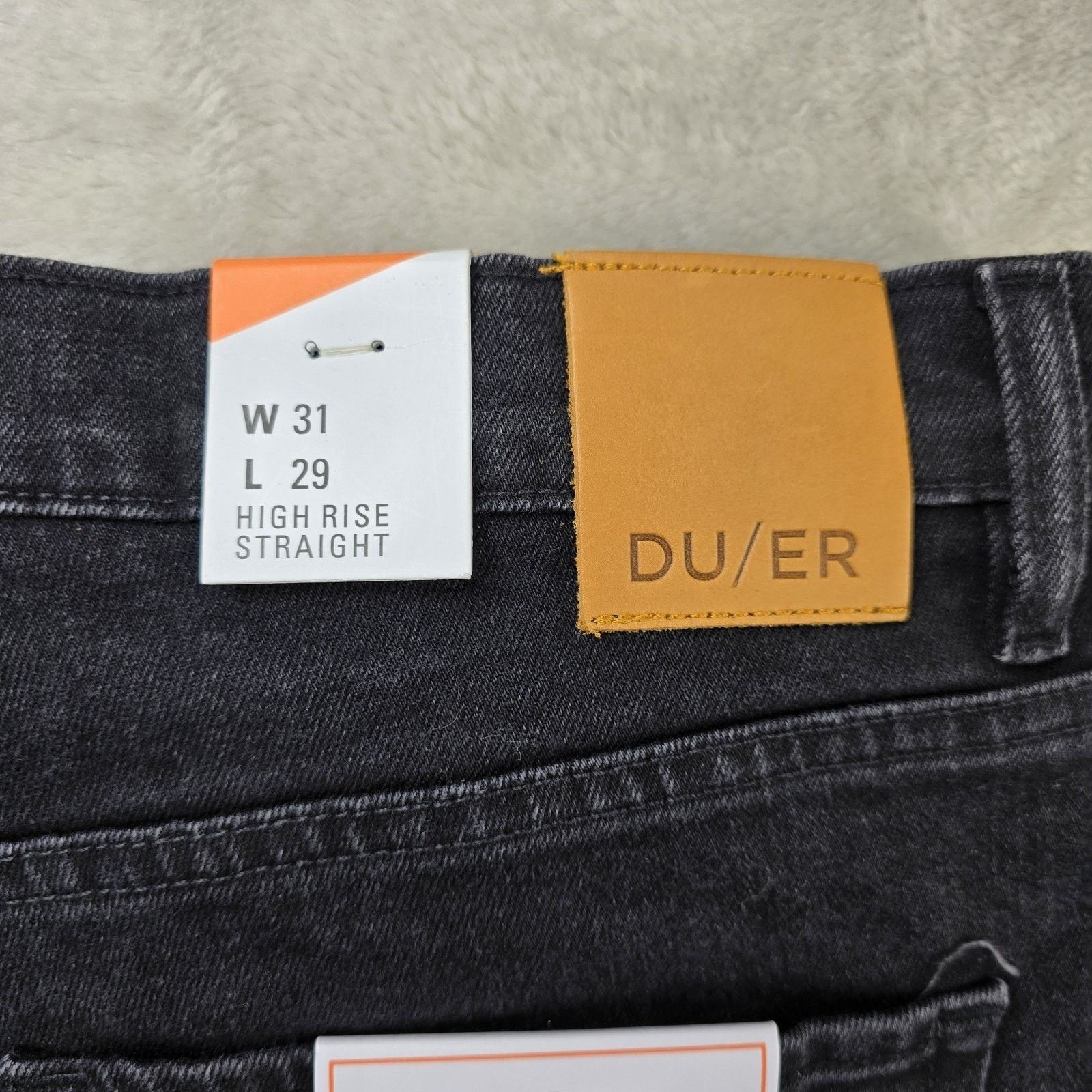 DUER DU/ER Duer Mens Jeans Performance Denim High Rise 31x28 Size US 31 - 12 Thumbnail