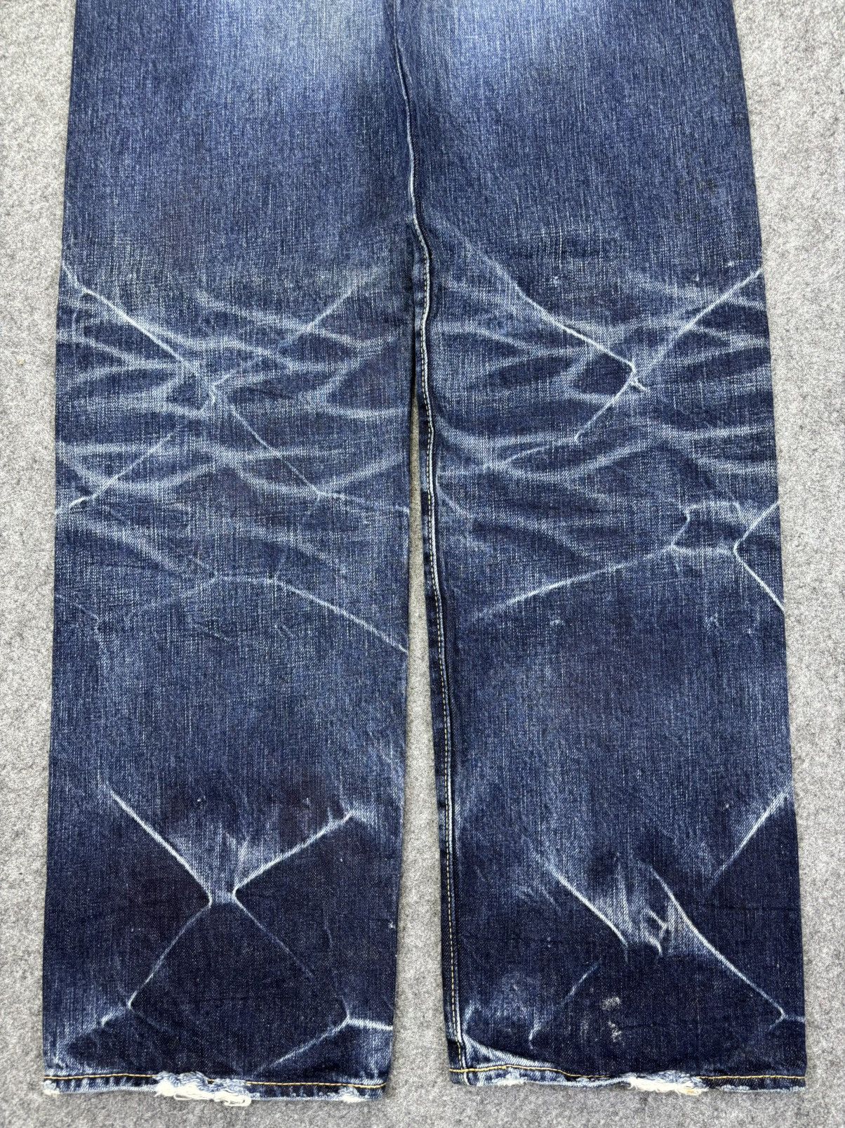 Eternal 💥Raw Sturdy Denim💥Vtg Eternal Insane Fades Denim F971 Size US 29 - 13 Thumbnail