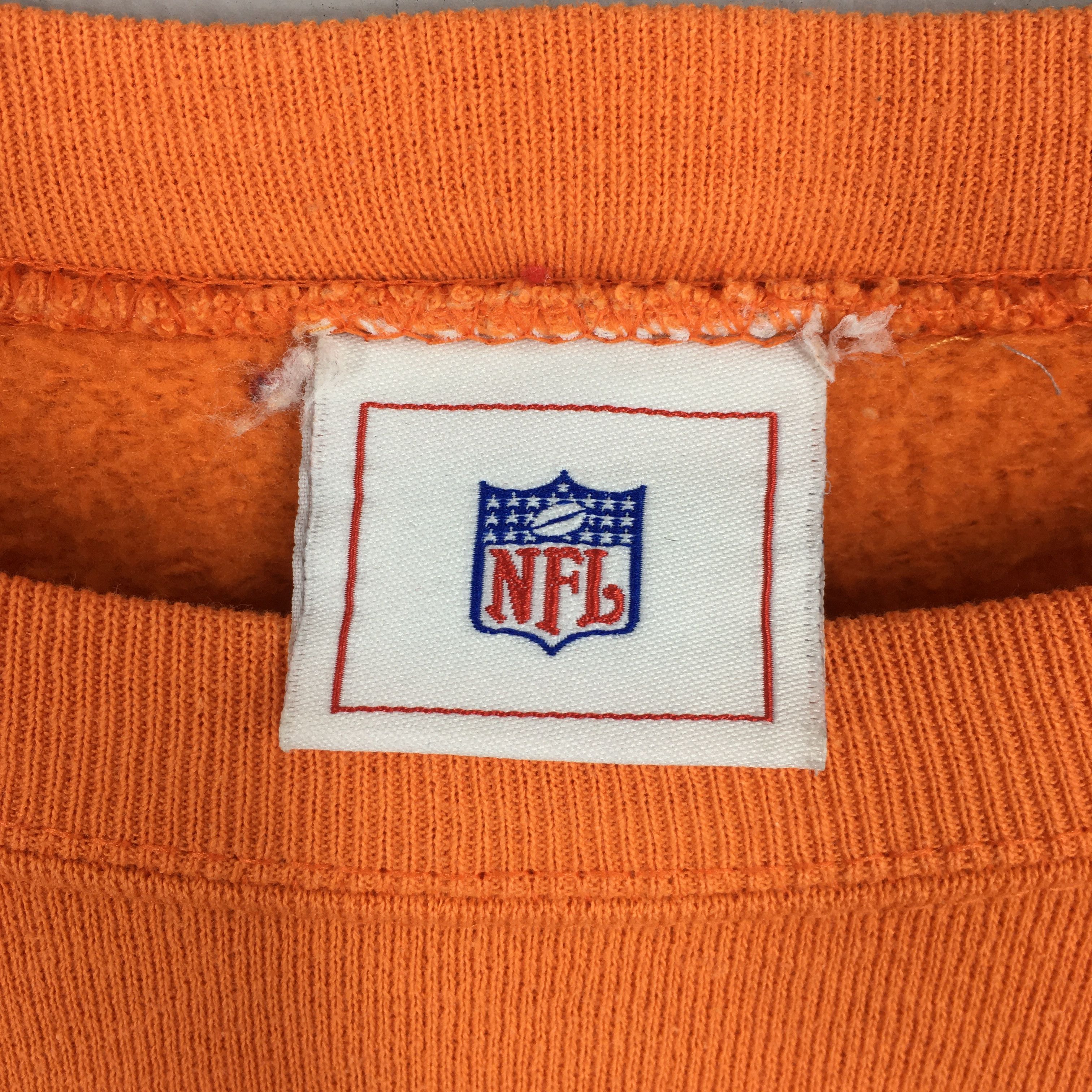 NFL × Vintage Vintage Cleveland Browns Rugby NFL Orange Sweatshirt Medium Size US M / EU 48-50 / 2 - 5 Thumbnail