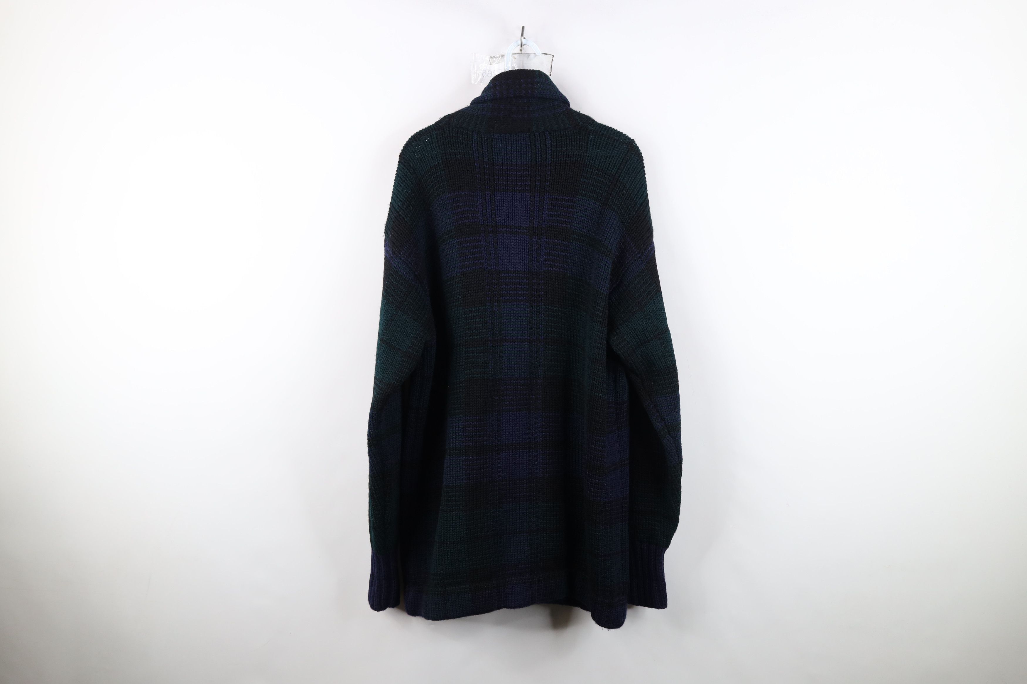 Ralph Lauren Vintage 90s Ralph Lauren Wool Knit Shawl Cardigan Sweater Size US L / EU 52-54 / 3 - 11 Thumbnail