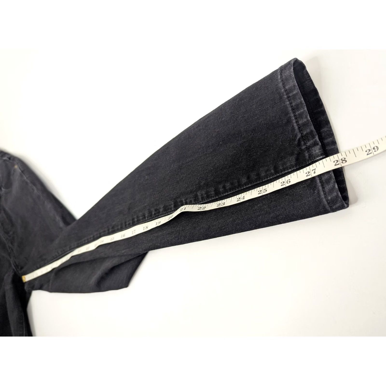 Rolla's Rolla's Dusters Jeans High Rise Slim 26 Black Denim Stretch Women Straight 5-Pocket Art Outfit Size 26" / US 2 / IT 38 - 7 Thumbnail