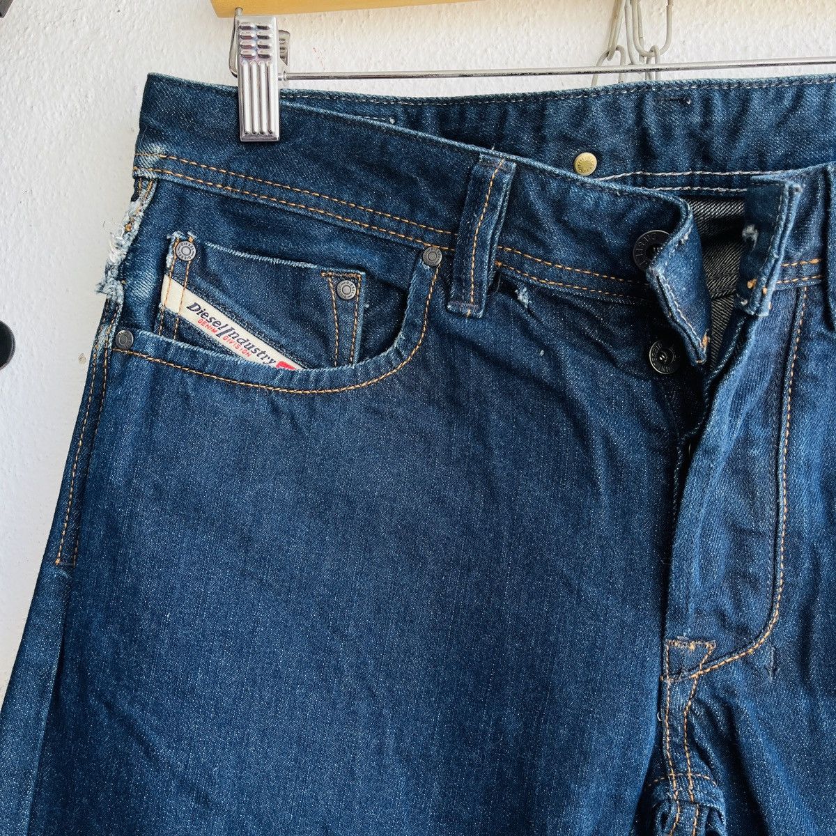 Diesel Distressed Pocket DIESEL Larkee Regular Cut Hard Jeans Size US 30 / EU 46 - 6 Thumbnail