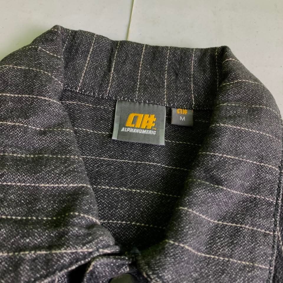 Alphanumeric Alphanumeric Wabash Jacket black Hickory Rare Size US M / EU 48-50 / 2 - 9 Thumbnail