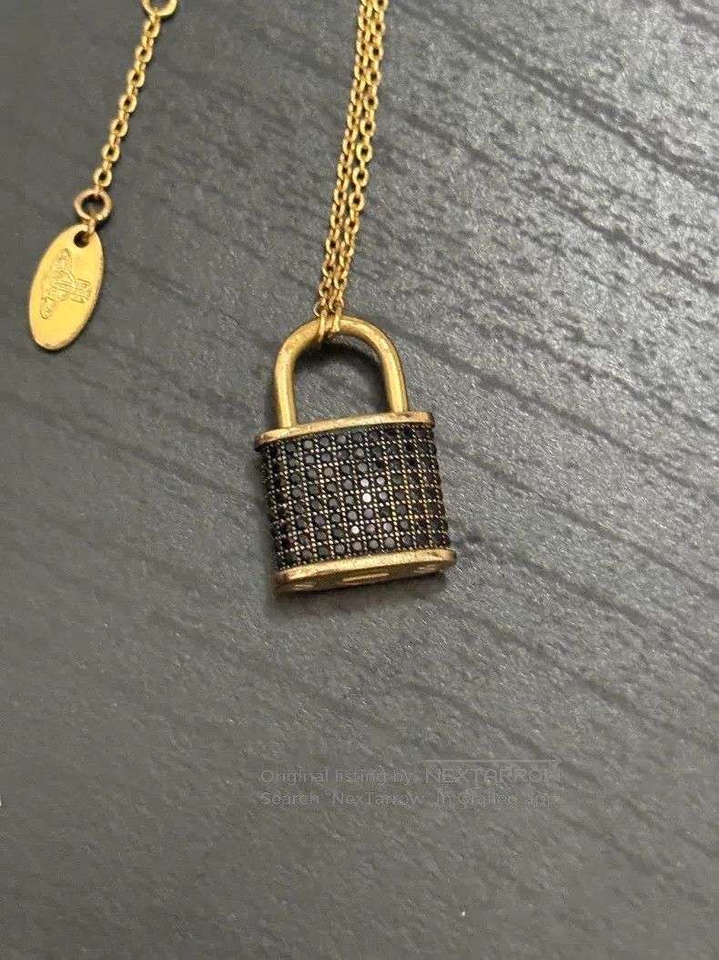 Vivienne Westwood Vivienne Westwood Early Black and Gold Full Diamond Nanjin Size ONE SIZE - 6 Thumbnail