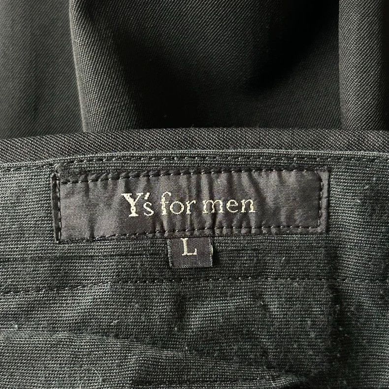 Yohji Yamamoto Yohji Yamamoto size l 90s pleated wool straight-leg trouse Size US 30 / EU 46 - 4 Thumbnail