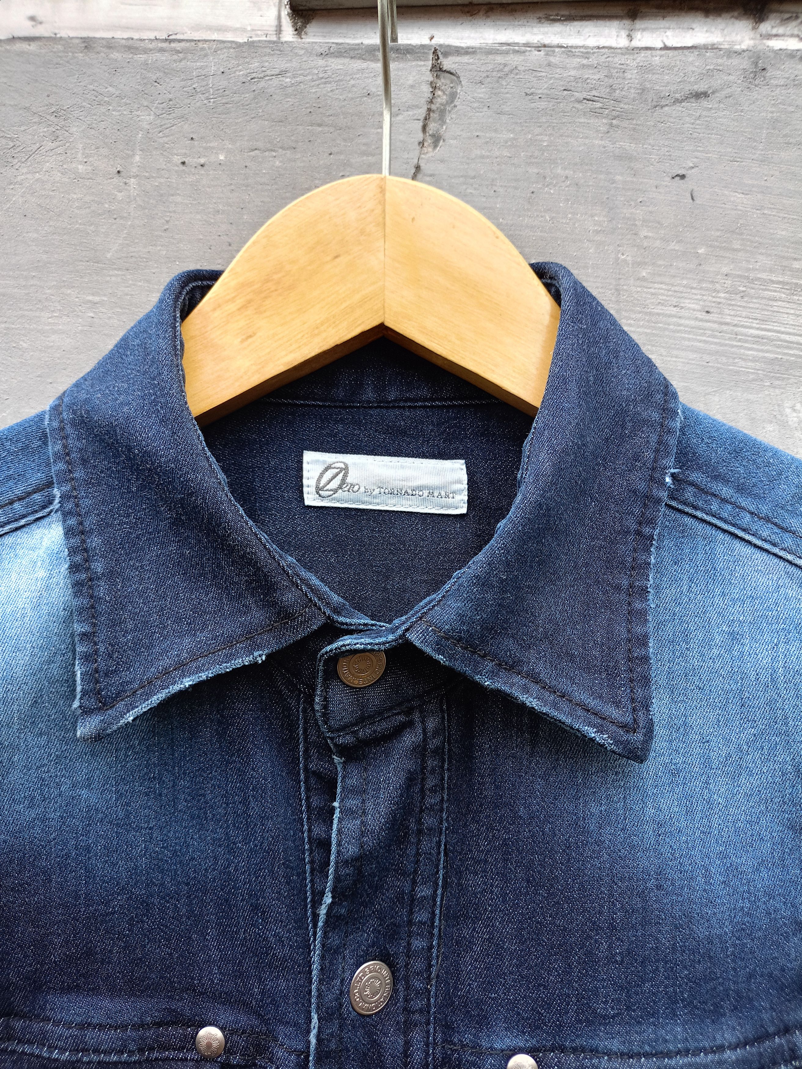 If Six Was Nine × Le Grande Bleu (L.G.B.) × Tornado Mart Tornado Mart Denim shirt Size US M / EU 48-50 / 2 - 2 Thumbnail