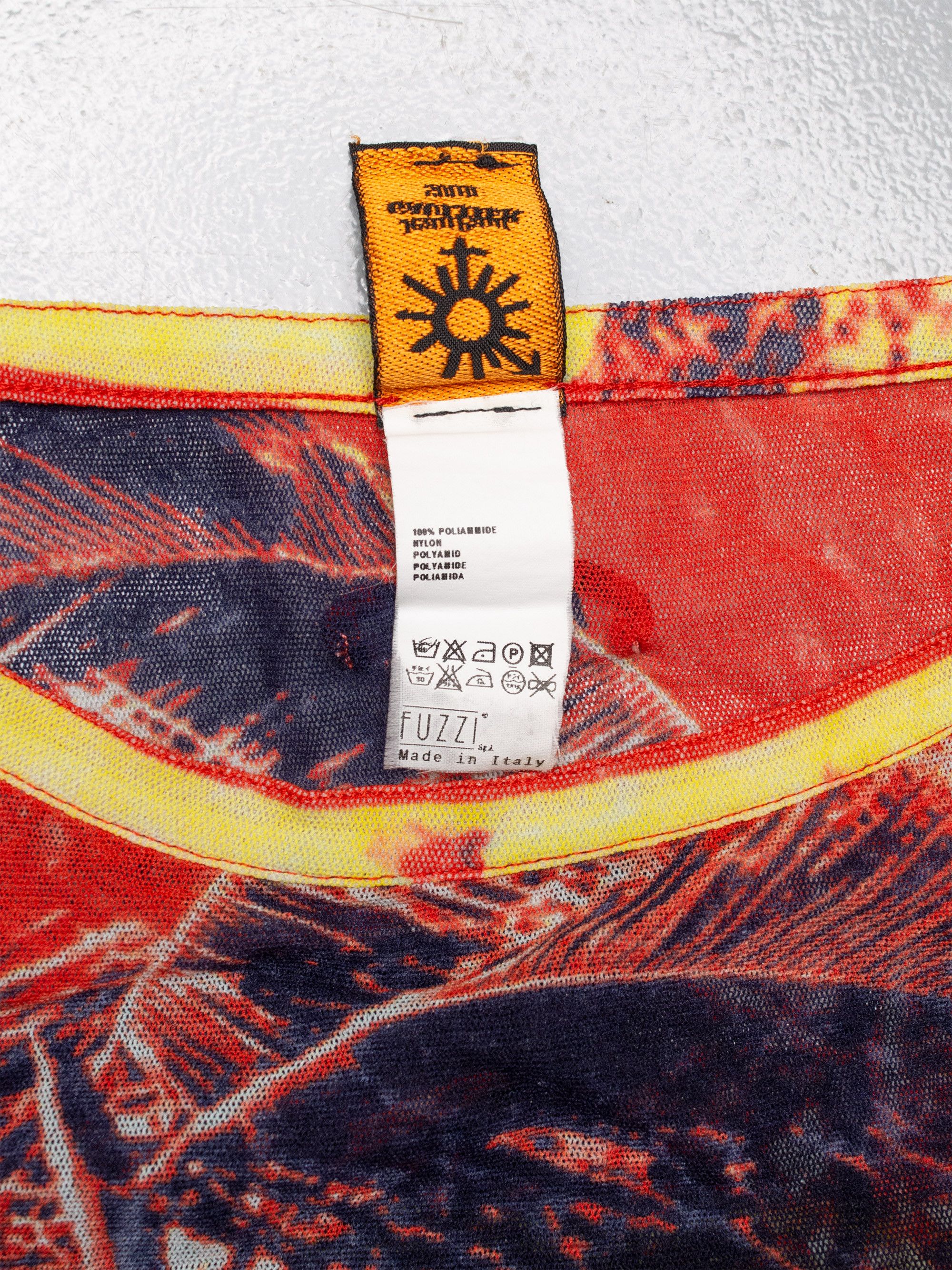 Jean Paul Gaultier vintage Jean Paul Gaultier Soleil palm trees mesh top Size M / US 6-8 / IT 42-44 - 10 Thumbnail
