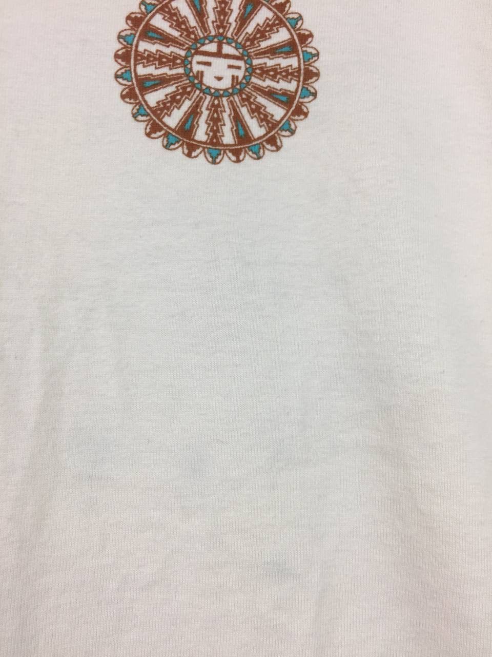 Japanese Brand TITICACA Japan Long Sleeve Graphic Tee Tribal Print Sleeves Size US L / EU 52-54 / 3 - 6 Thumbnail