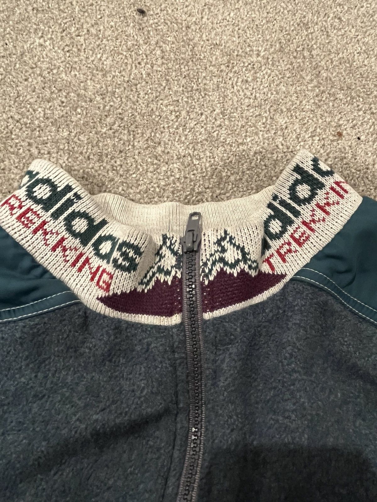 Adidas Adidas Trekking Archive 1/4 Zip Fleece–Rare Vintage Outdoor Size US M / EU 48-50 / 2 - 3 Thumbnail
