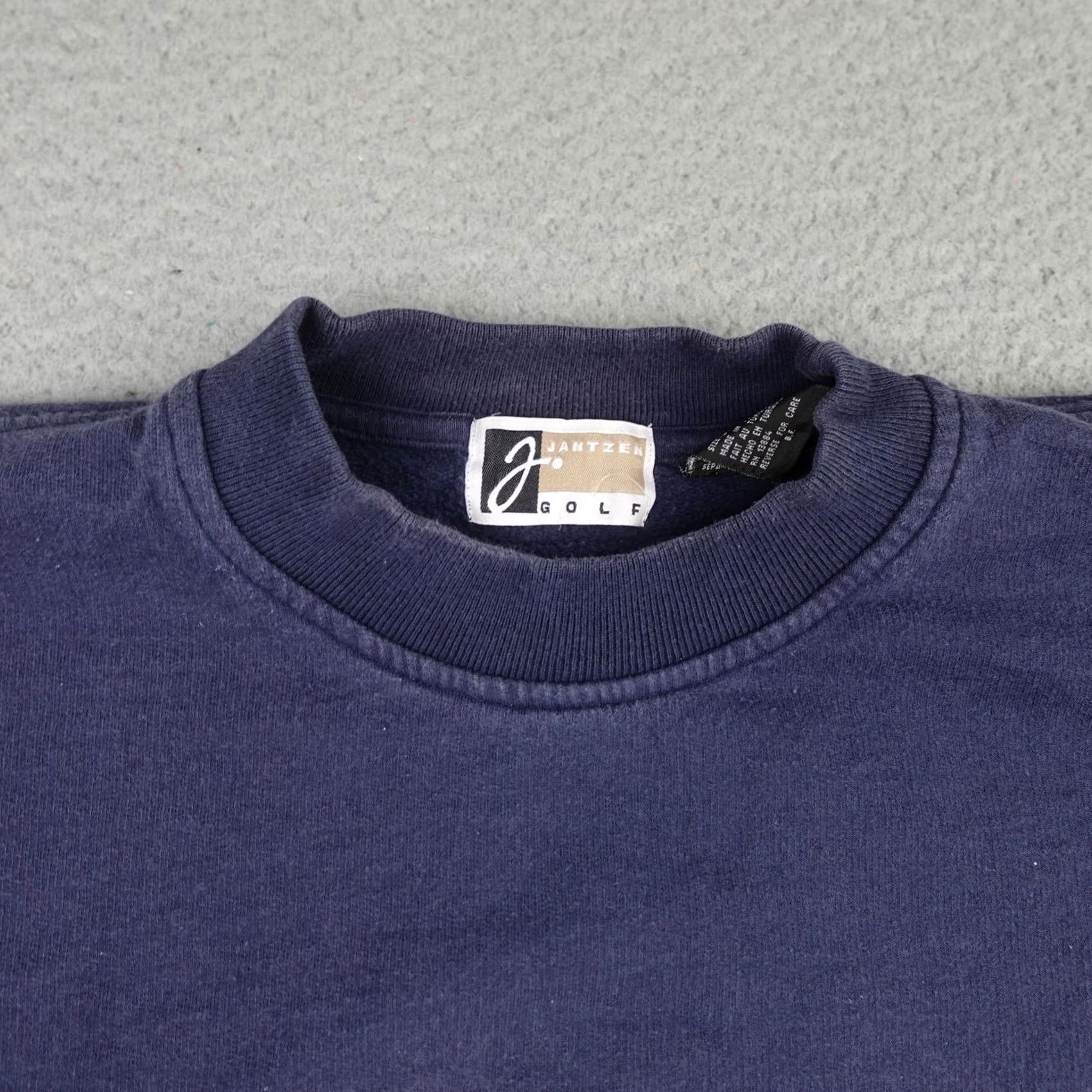 Jantzen VINTAGE Jantzen Sweatshirt Mens L Blue Embroidered Crewneck 90s Retro Golf Shirt Size US L / EU 52-54 / 3 - 6 Thumbnail