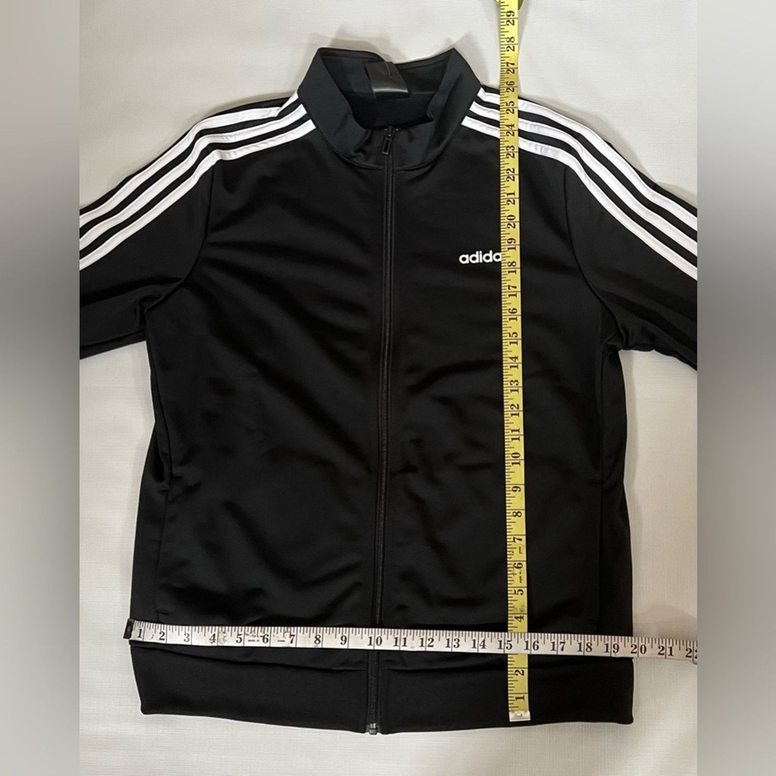 Adidas ADIDAS-Men’s XL Black Track Jacket Size US XL / EU 56 / 4 - 4 Thumbnail