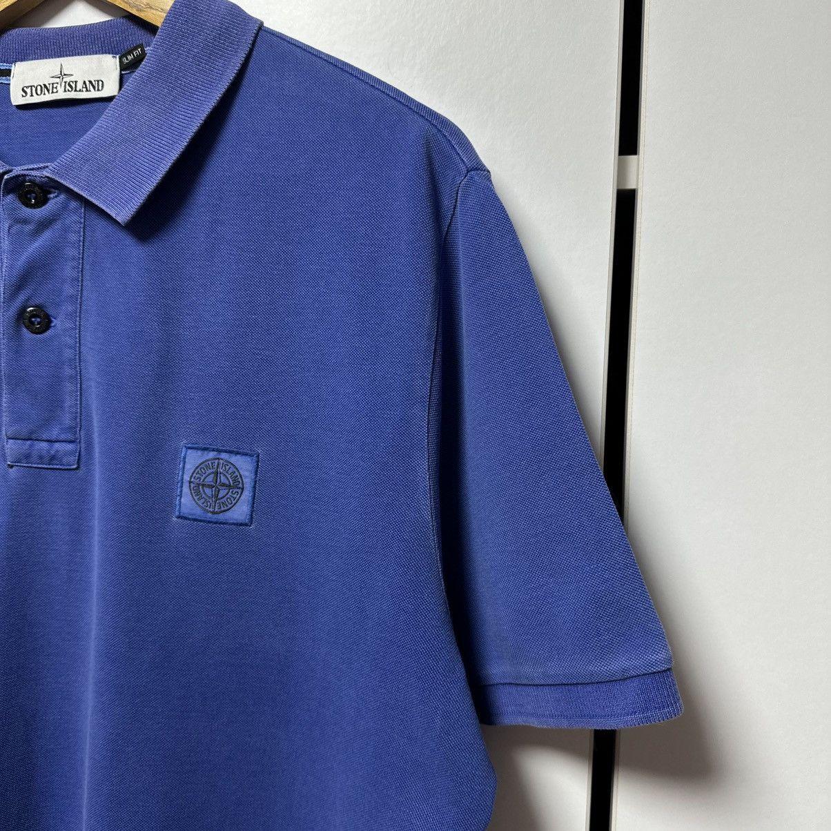 Stone Island ST Stone Island Polo Shirt Streetwear Vintage Size US XL / EU 56 / 4 - 2 Thumbnail