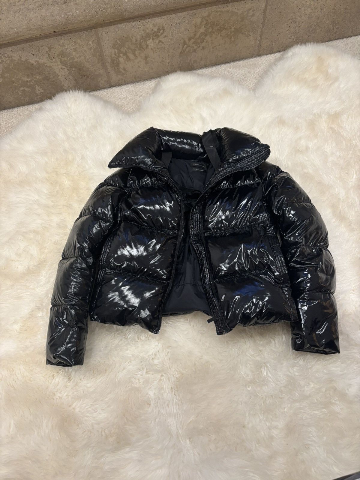 Carbon High Shine Carbon 38 Puffer Size XS / US 0-2 / IT 36-38 - 1 Thumbnail