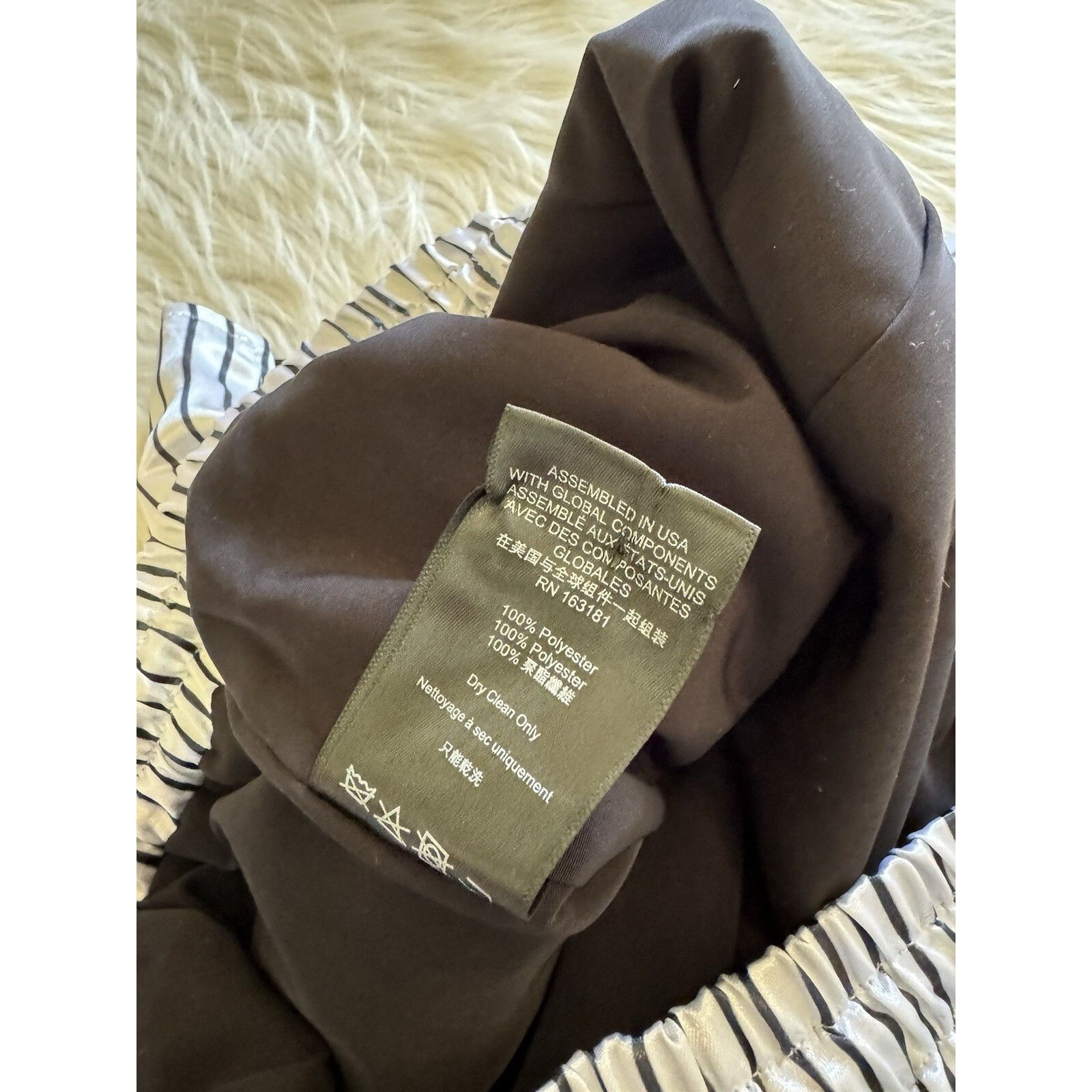 Rhude Rhude Satin Pinstripe Shorts Grey Large Size US 34 / EU 50 - 4 Thumbnail