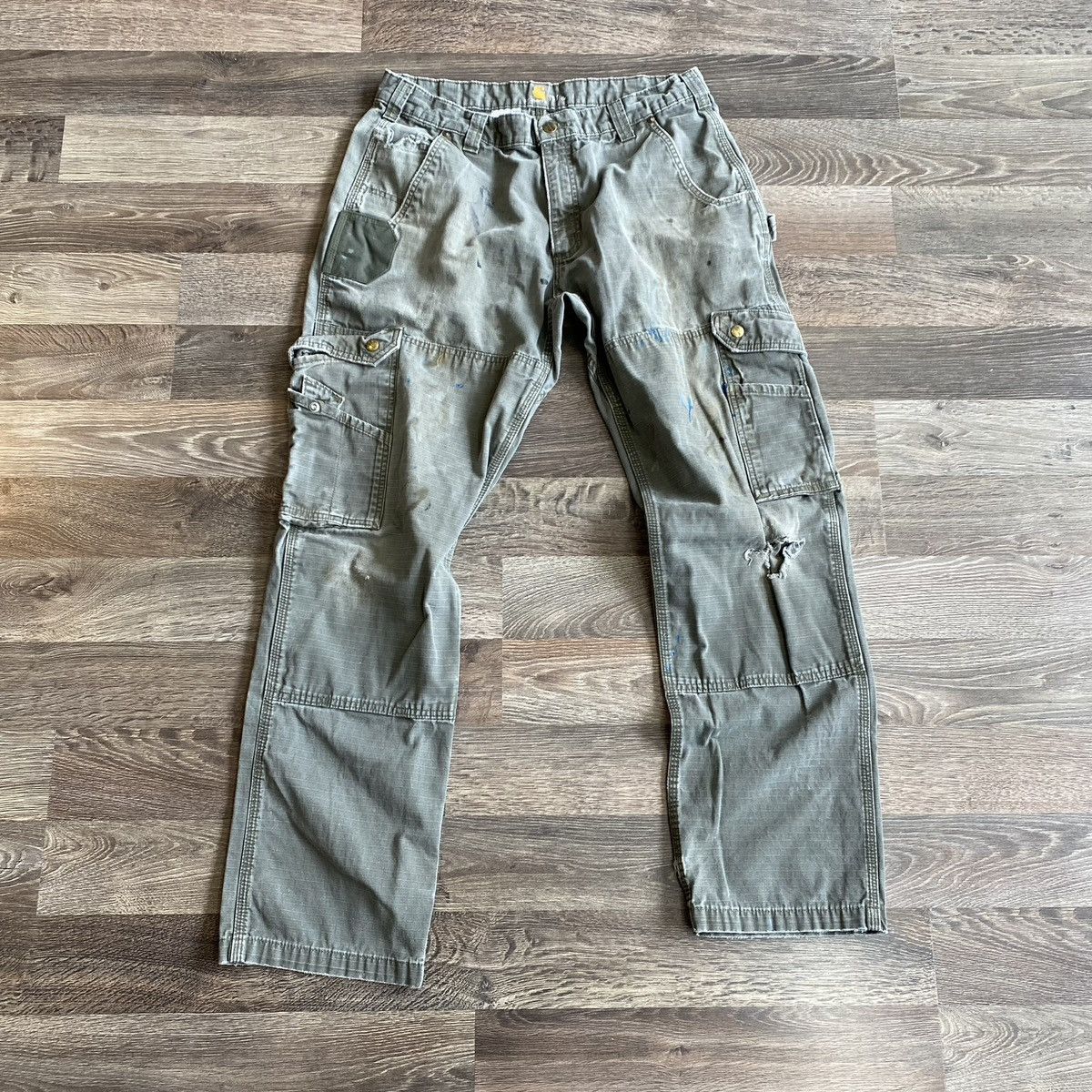 Carhartt × Vintage Carhartt carpenter cargo workwear pants Size US 34 / EU 50 - 1 Thumbnail