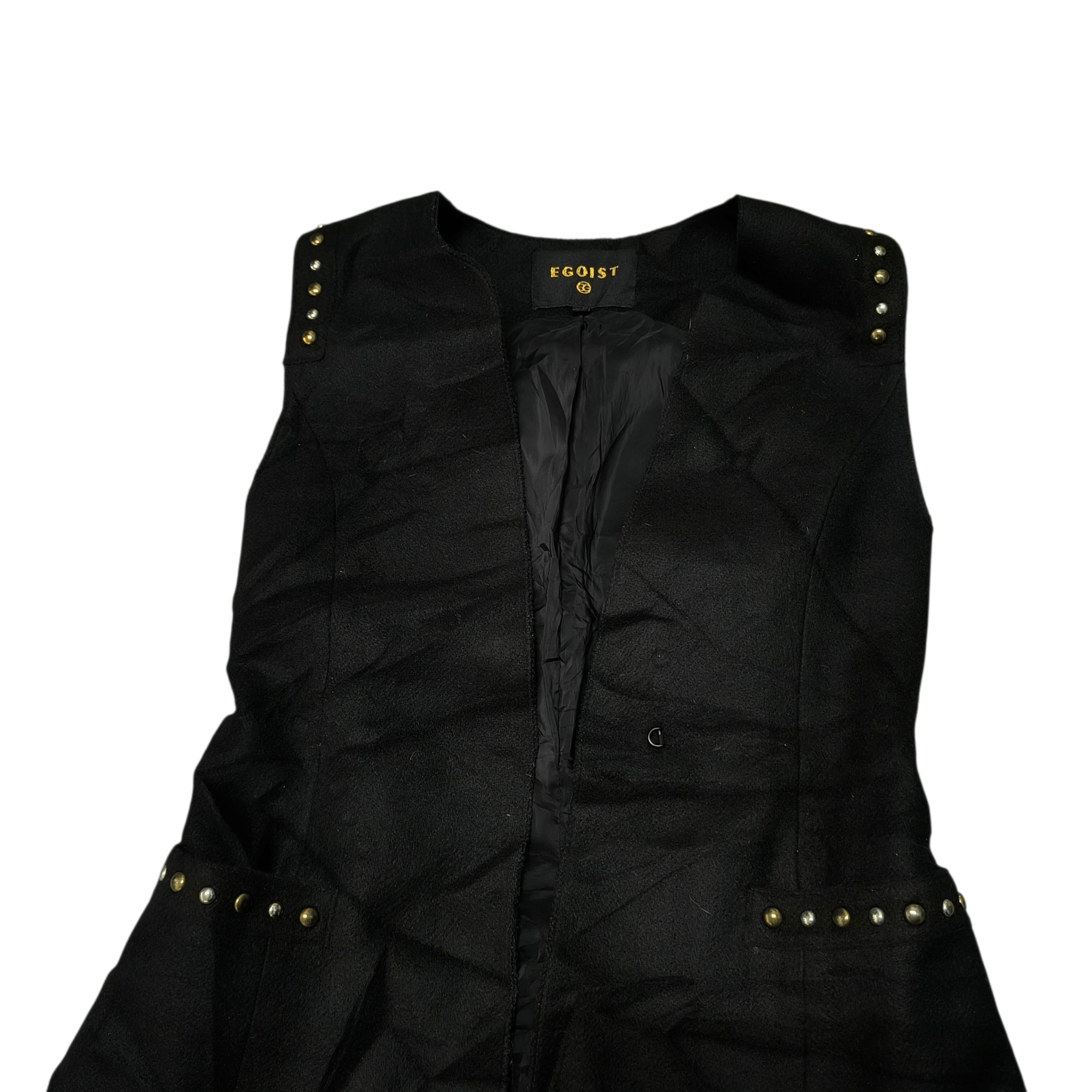 Other EGOIST studded BLACK MIDI DRESS sleeveless Size S / US 4 / IT 40 - 2 Thumbnail