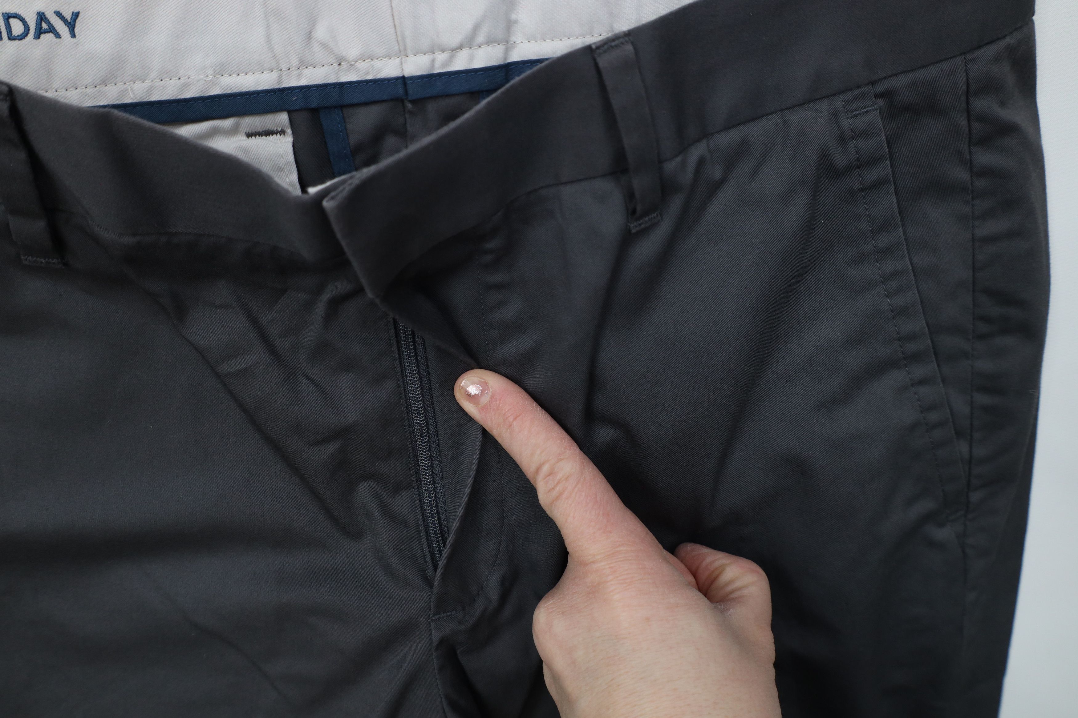 Bonobos Bonobos Fit Friday Straight Leg Chino Pants Trousers Gray Size US 30 / EU 46 - 6 Thumbnail