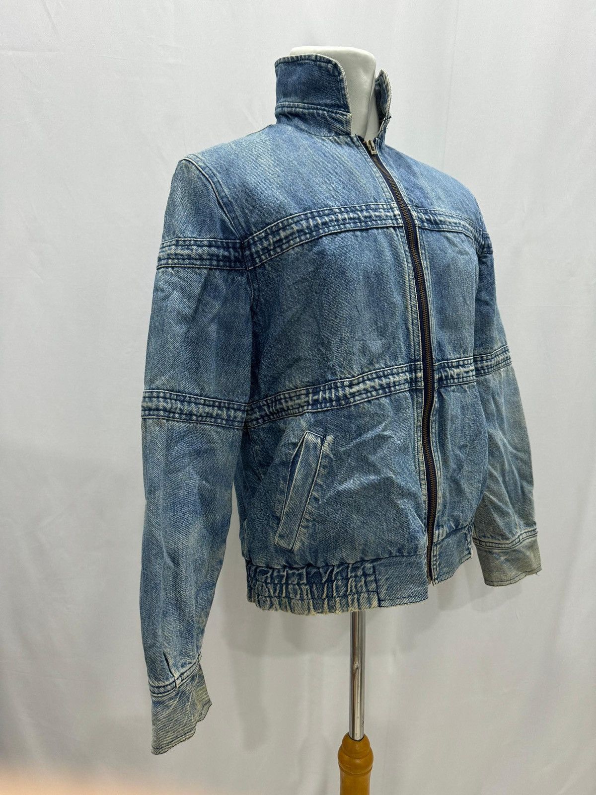 Japanese Brand × Vintage VINTAGE LAWLER Denim Army Jacket Size US S / EU 44-46 / 1 - 6 Thumbnail