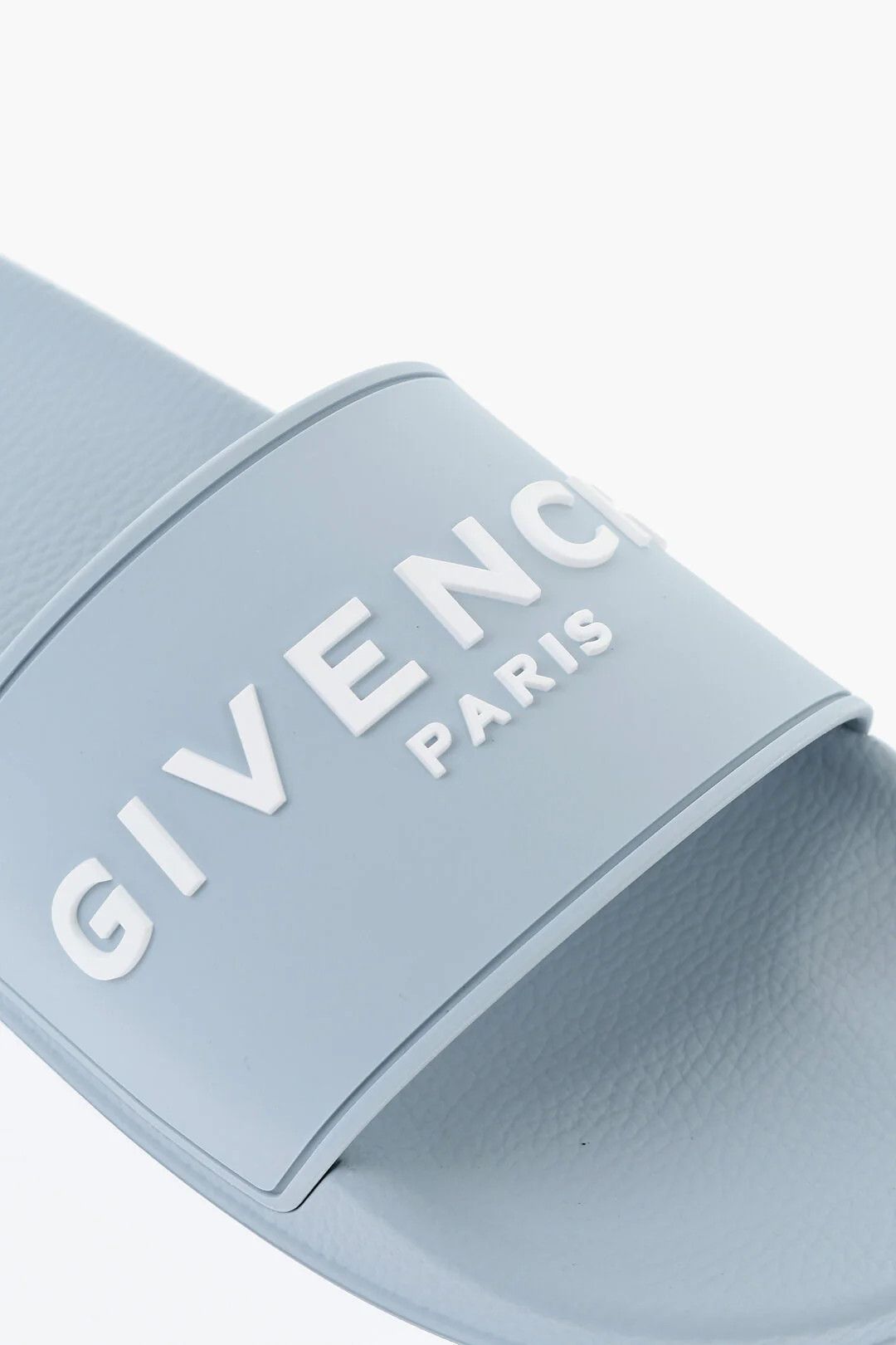 Givenchy og1mm0326 Logo Rubber Slides in Light Blue Size US 11 / EU 44 - 4 Thumbnail