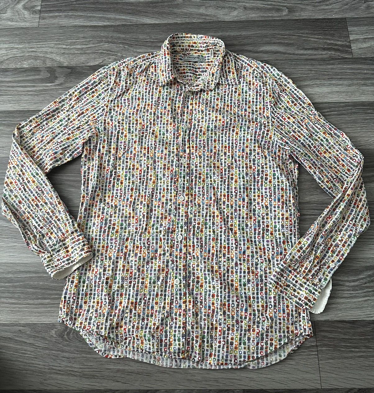 Desigual Desiqual Luxury Multicolour button ups shirt size mens L Size US L / EU 52-54 / 3 - 2 Thumbnail