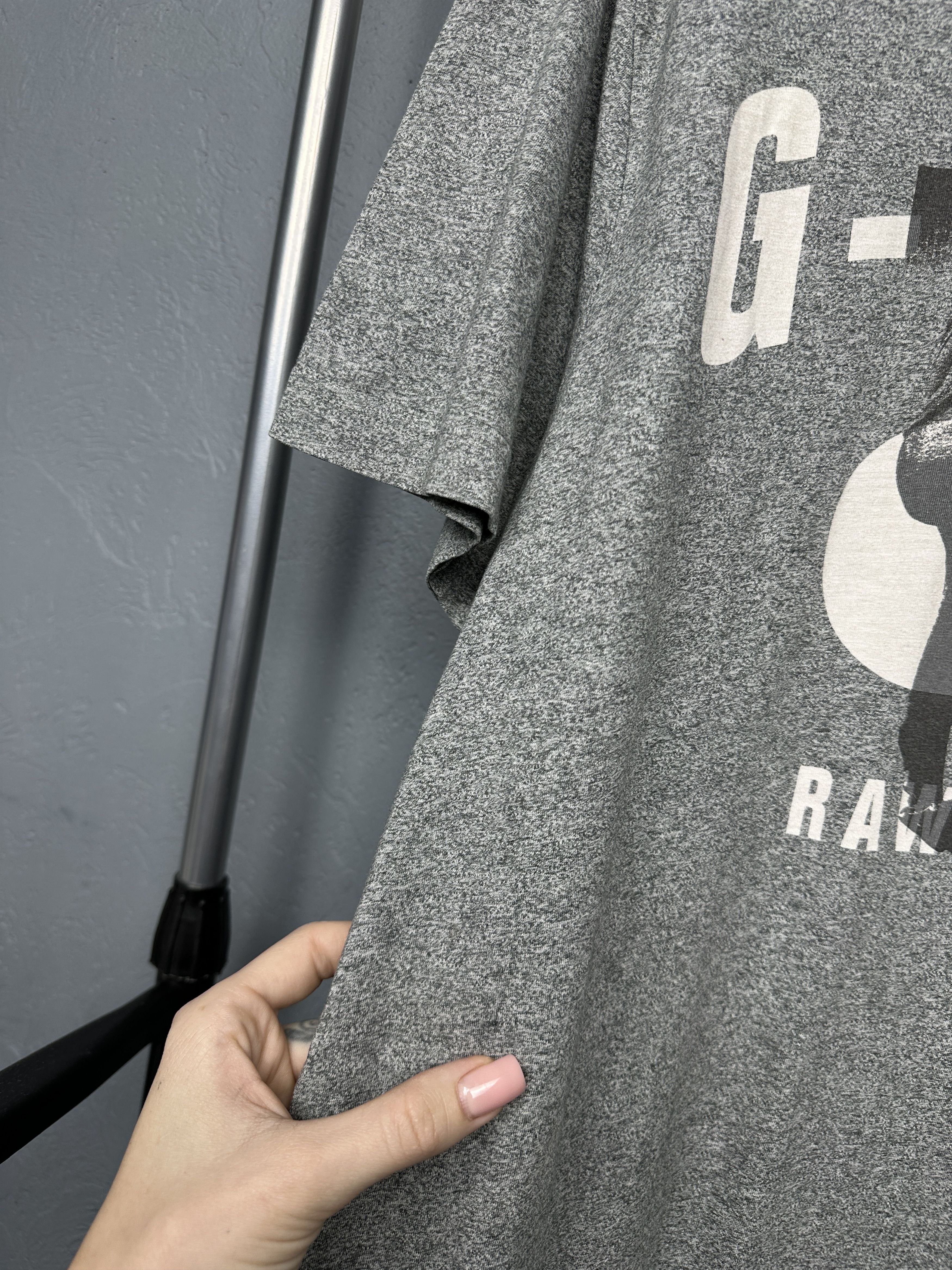 G-Star G Star Raw Mens Destrukt Crew Neck T-Shirt Size US XXL / EU 58 / 5 - 5 Thumbnail