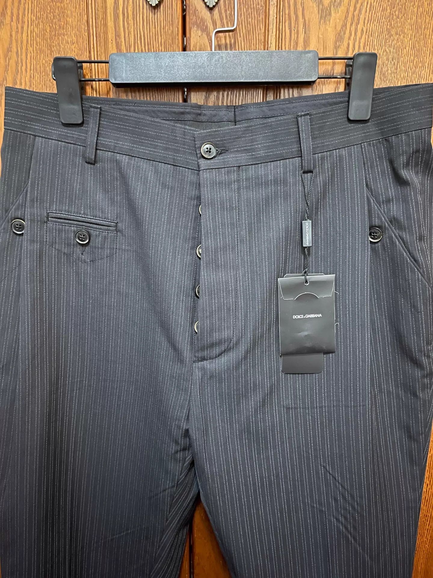 Dolce & Gabbana Dolce&Gabbana High-Waist Slim Trousers 46 Size US 44 / EU 60 - 3 Thumbnail